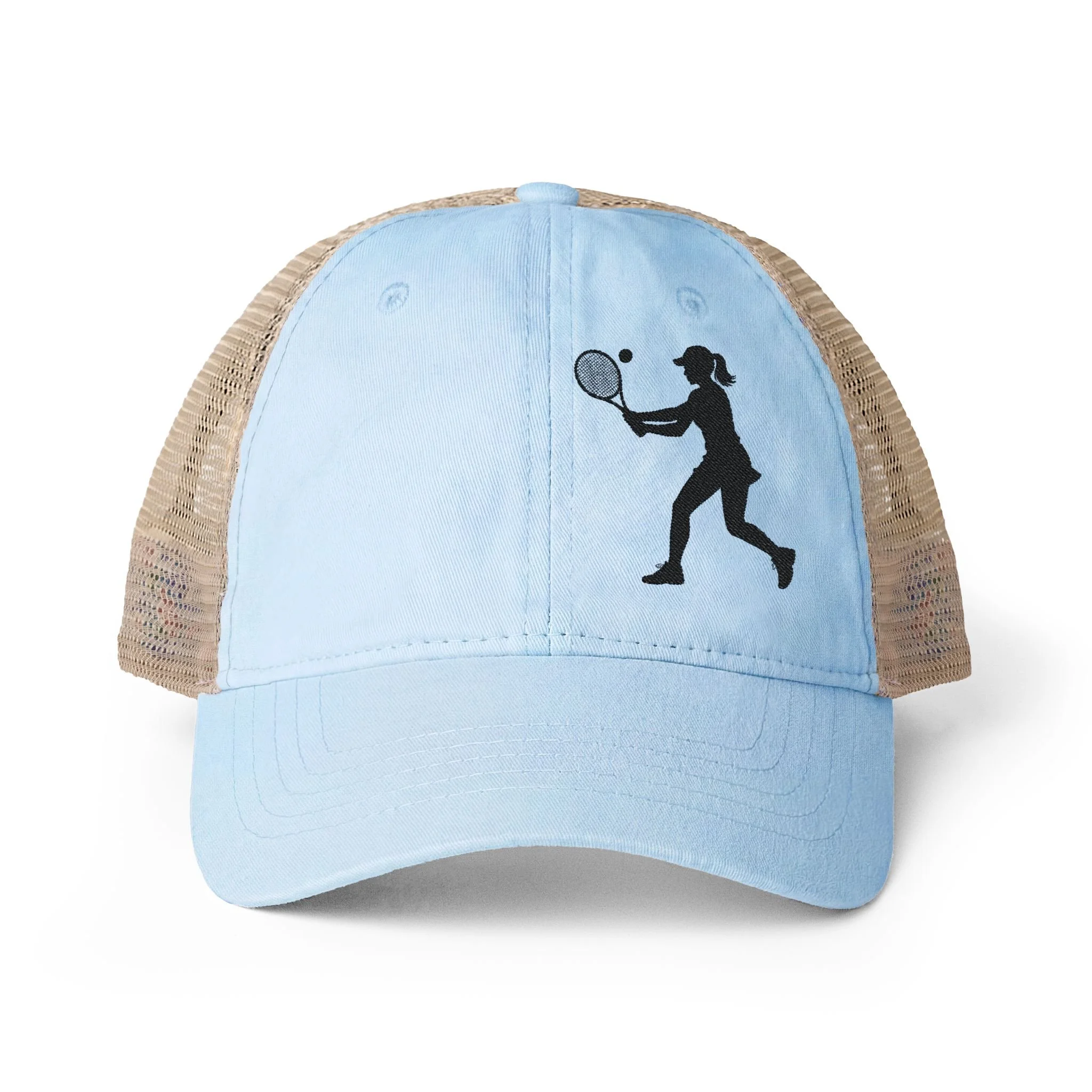 Women's Tennis Washed Mesh-Back TESS Cap