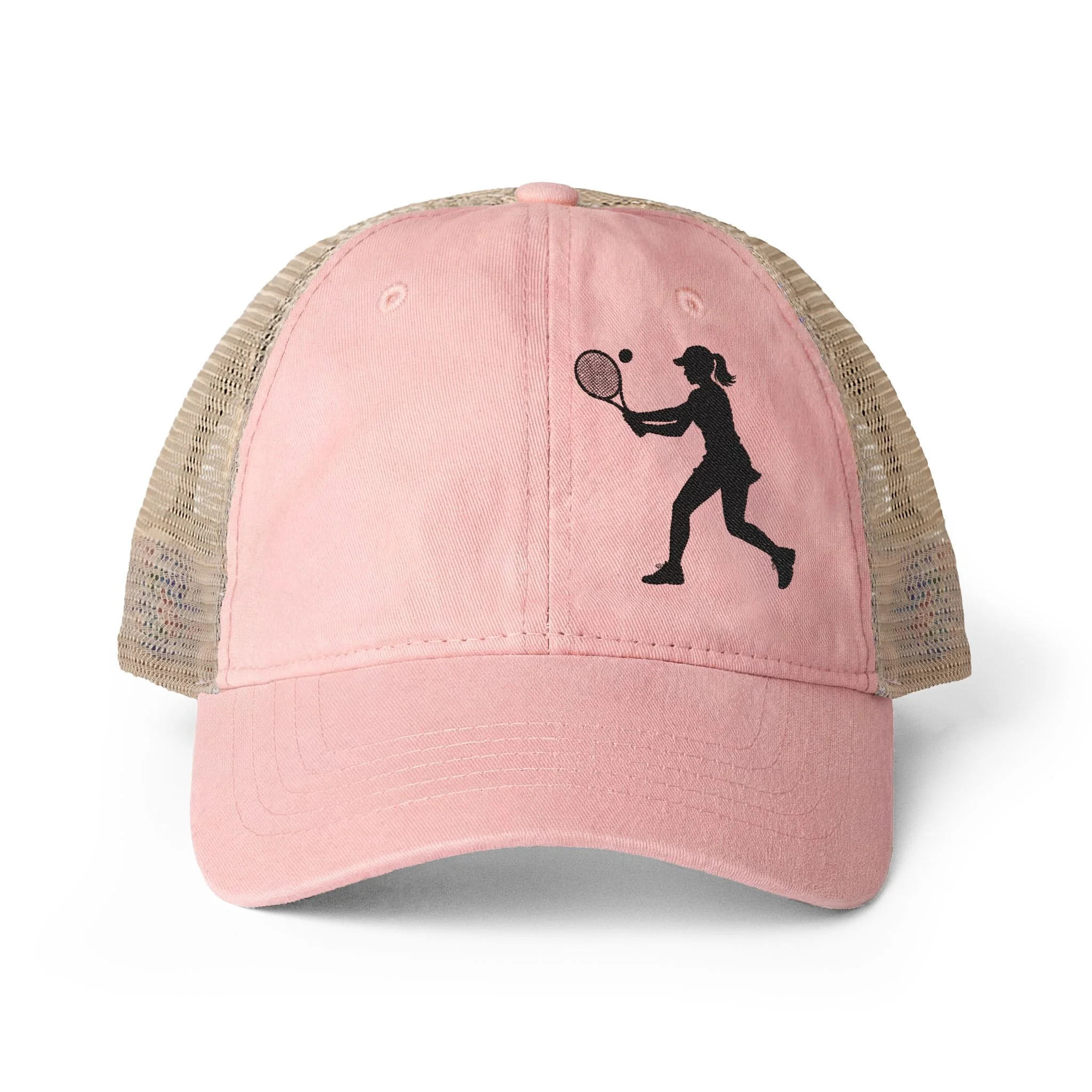 Women's Tennis Washed Mesh-Back TESS Cap