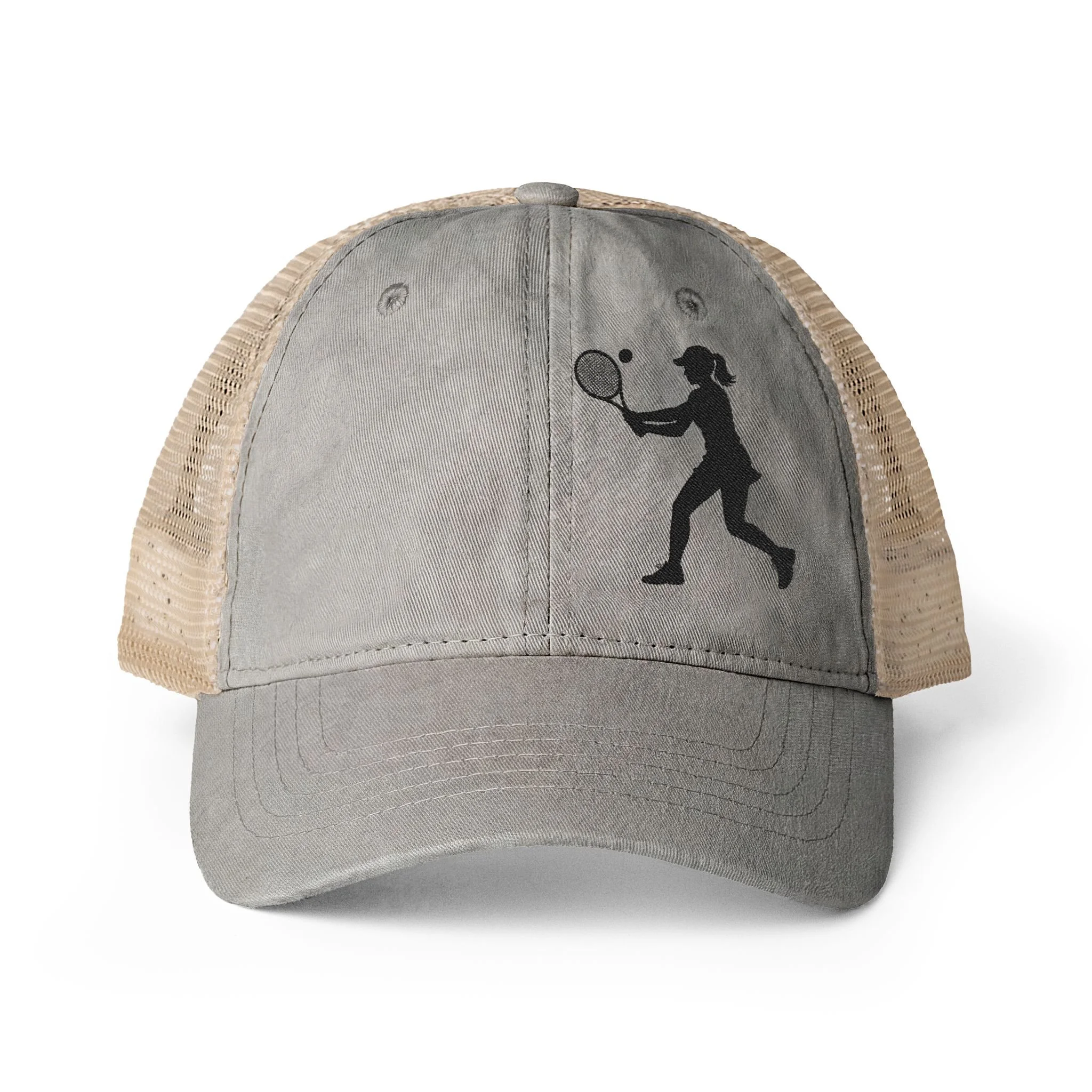 Women's Tennis Washed Mesh-Back TESS Cap