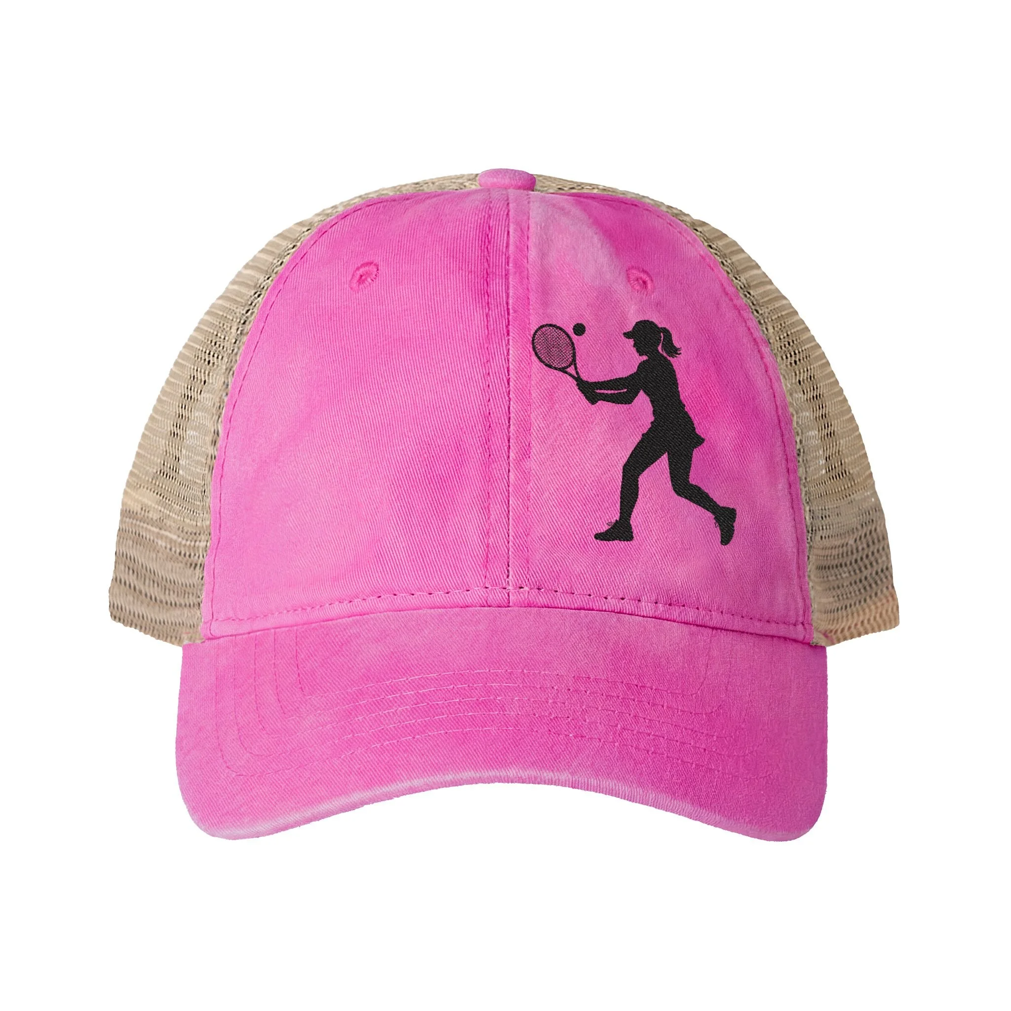 Women's Tennis Washed Mesh-Back TESS Cap