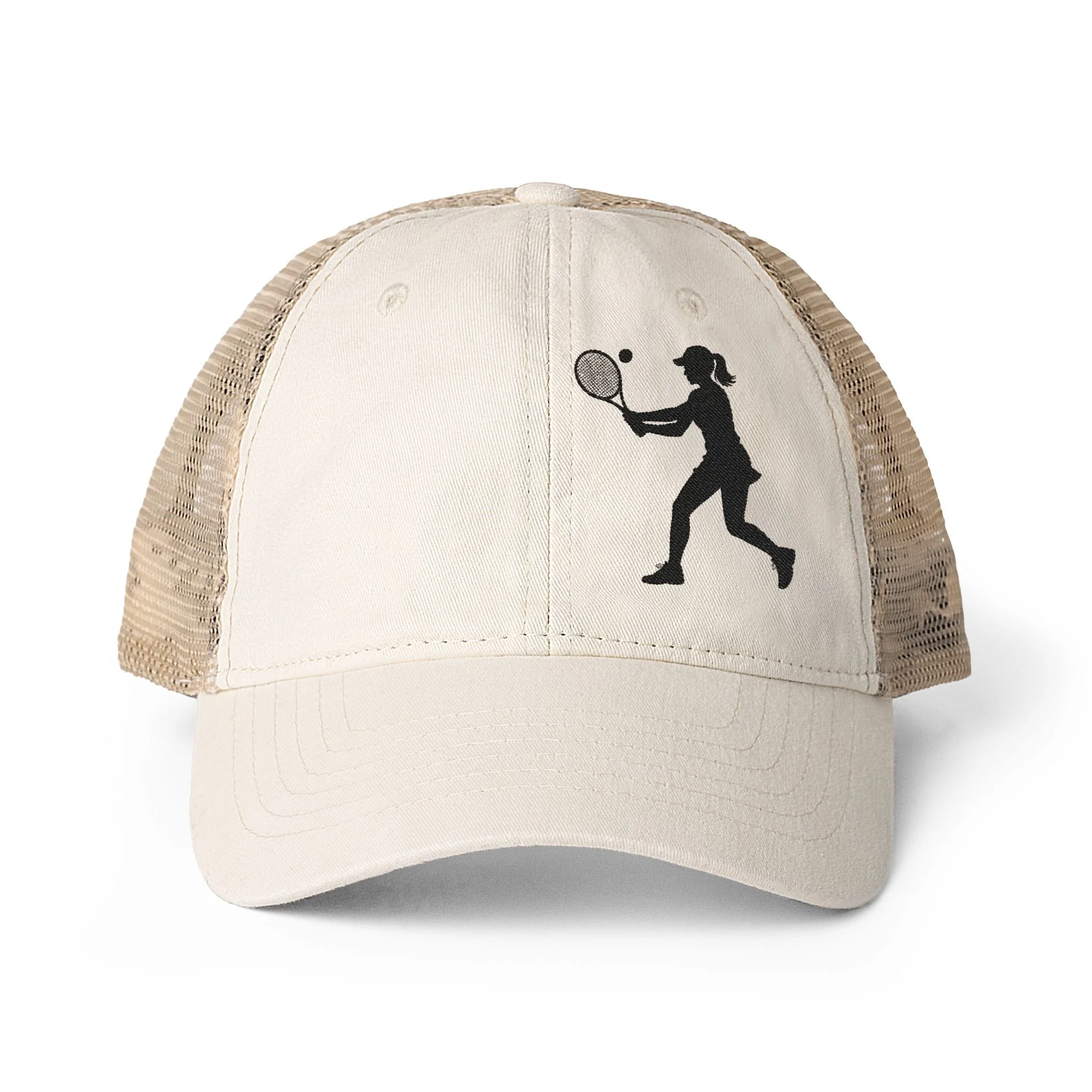 Women's Tennis Washed Mesh-Back TESS Cap