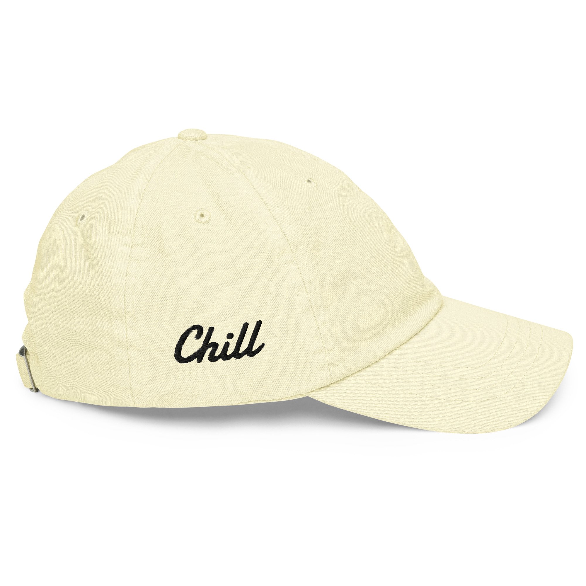 Embroidered Pink Flamingo Chill Pastel Cap