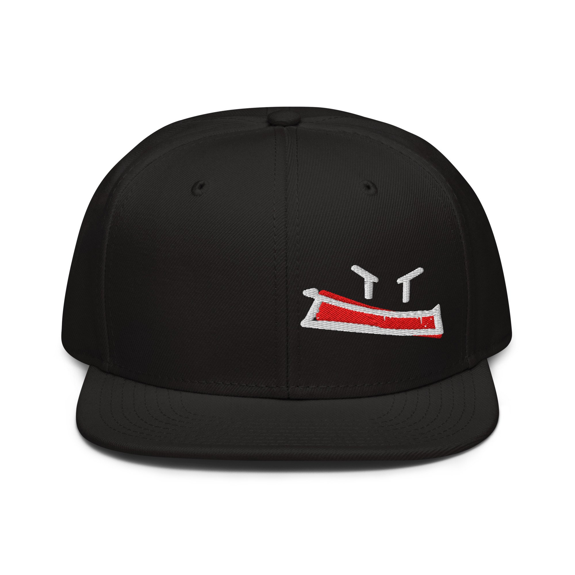 Embroidered Graffiti Face Streetwear Snapback Hat