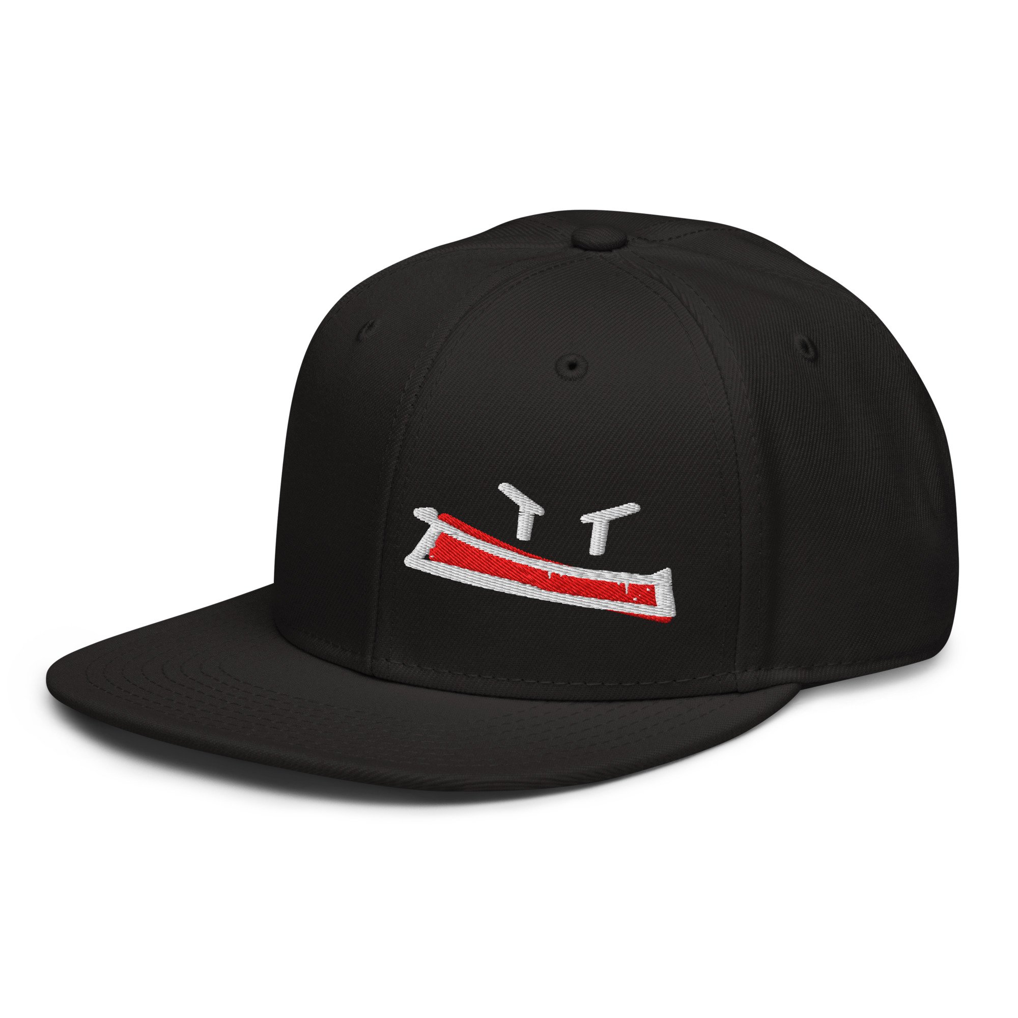 Embroidered Graffiti Face Streetwear Snapback Hat