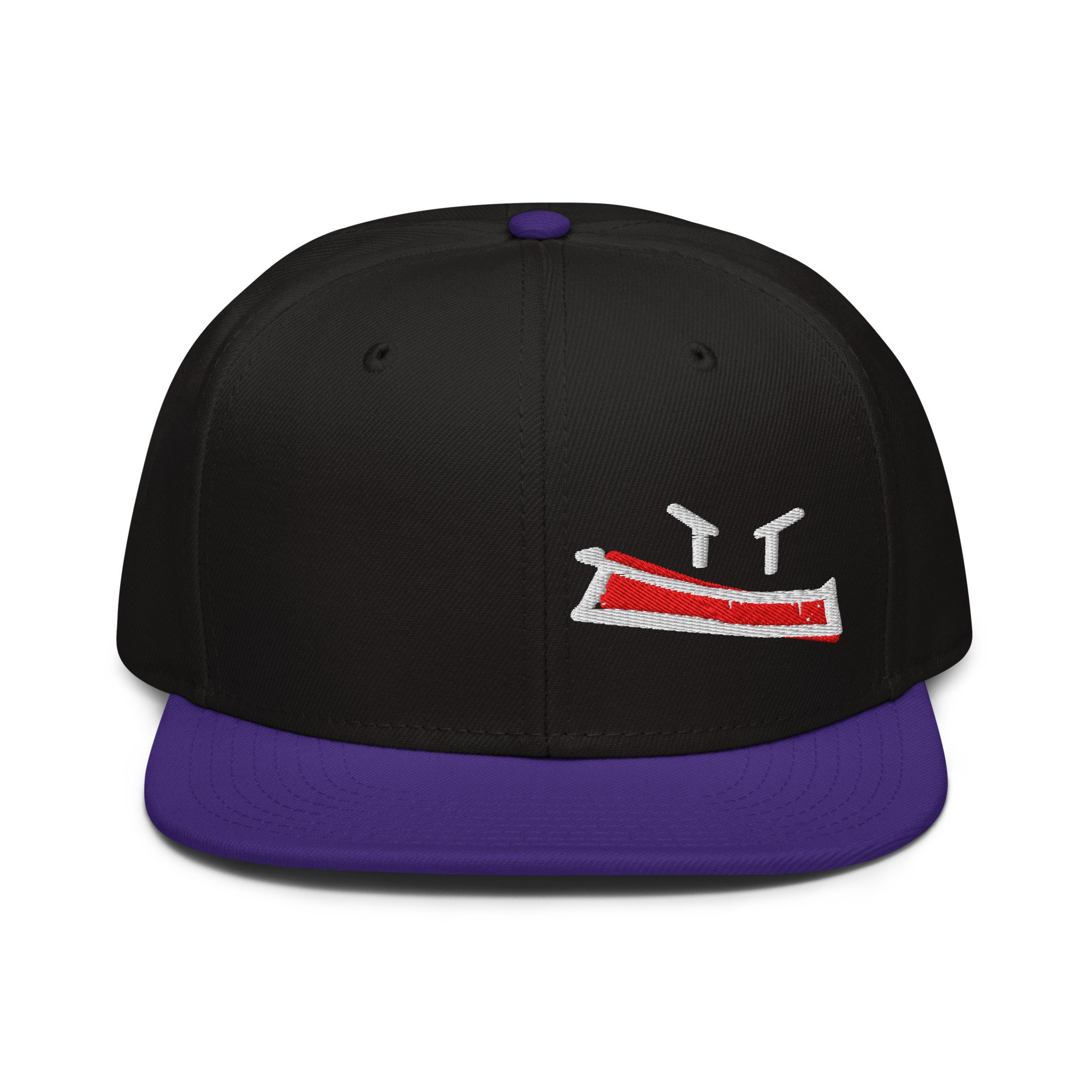 Embroidered Graffiti Face Streetwear Snapback Hat