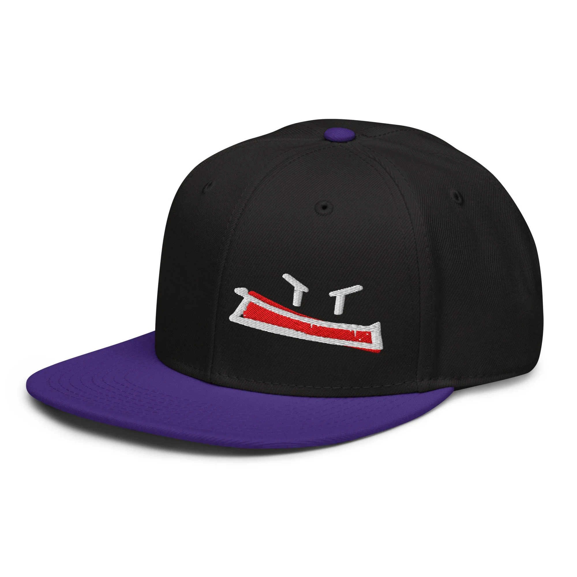Embroidered Graffiti Face Streetwear Snapback Hat