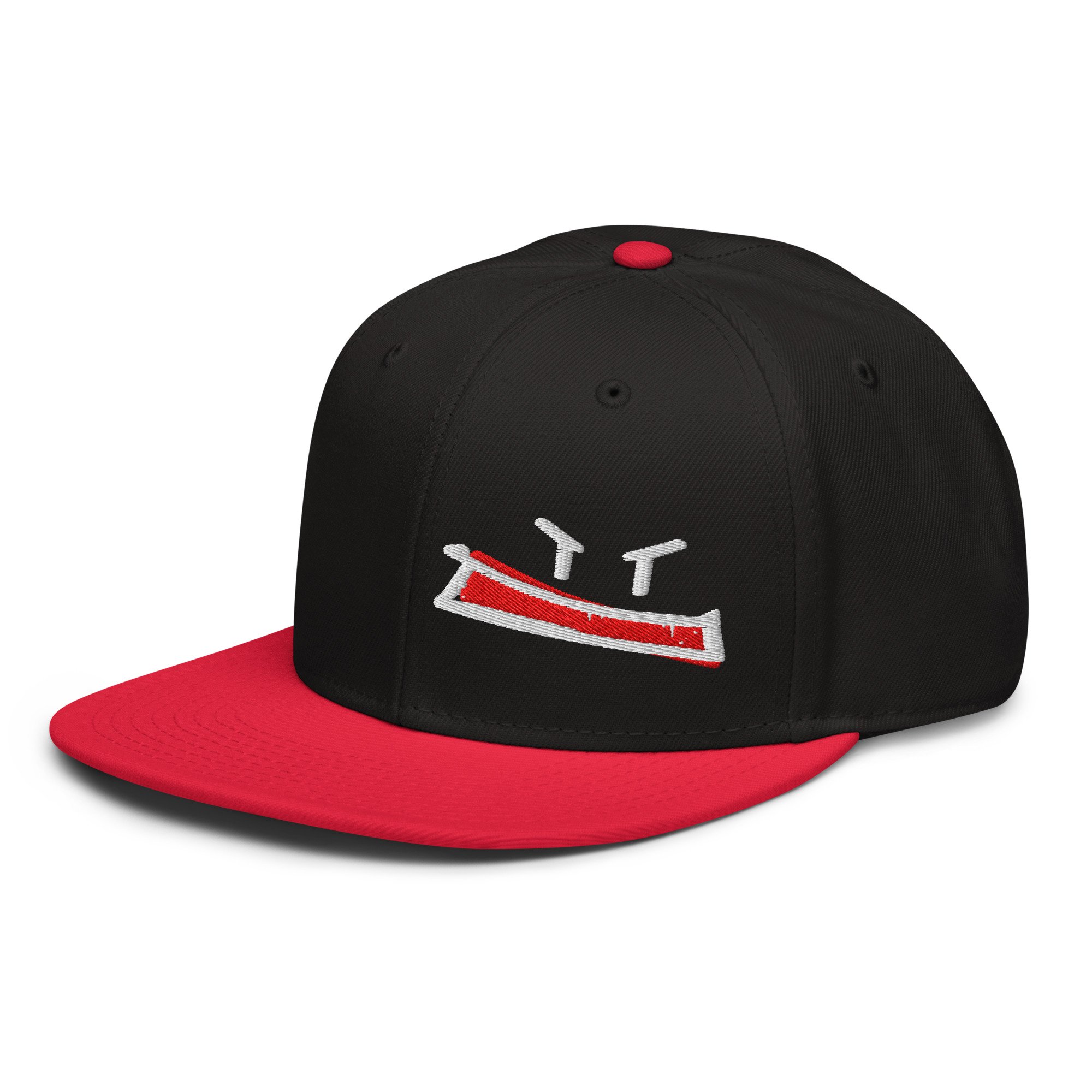 Embroidered Graffiti Face Streetwear Snapback Hat