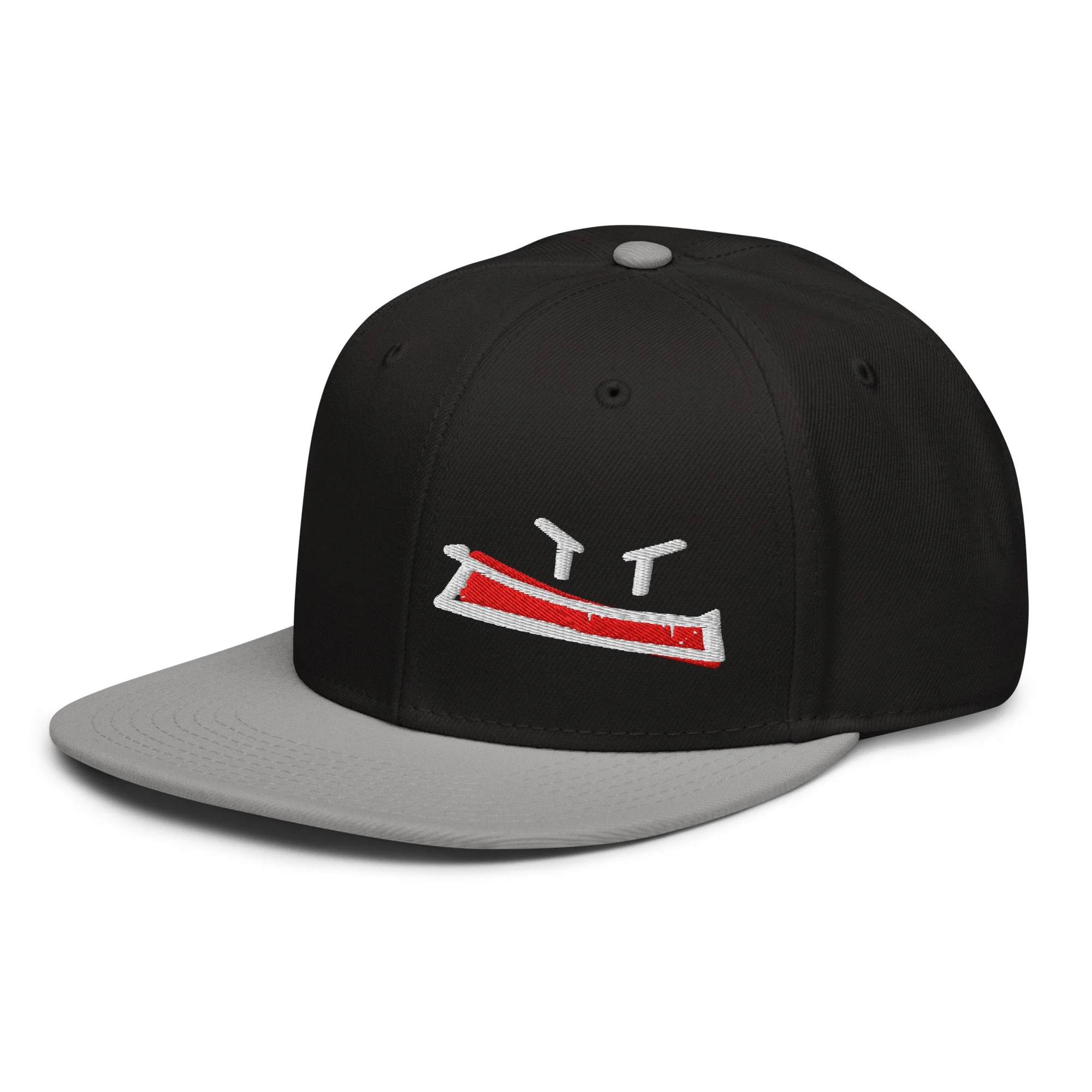 Embroidered Graffiti Face Streetwear Snapback Hat