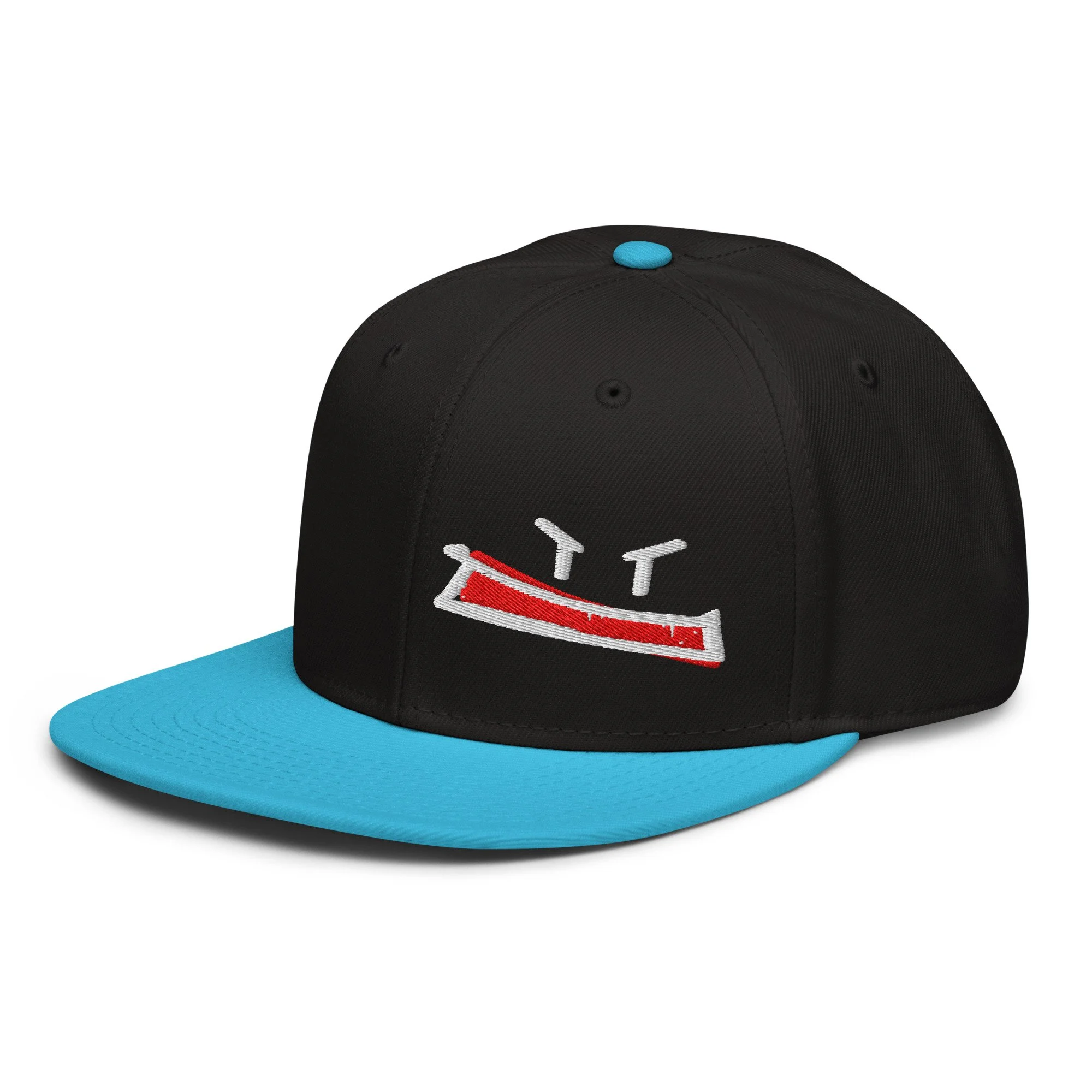 Embroidered Graffiti Face Streetwear Snapback Hat