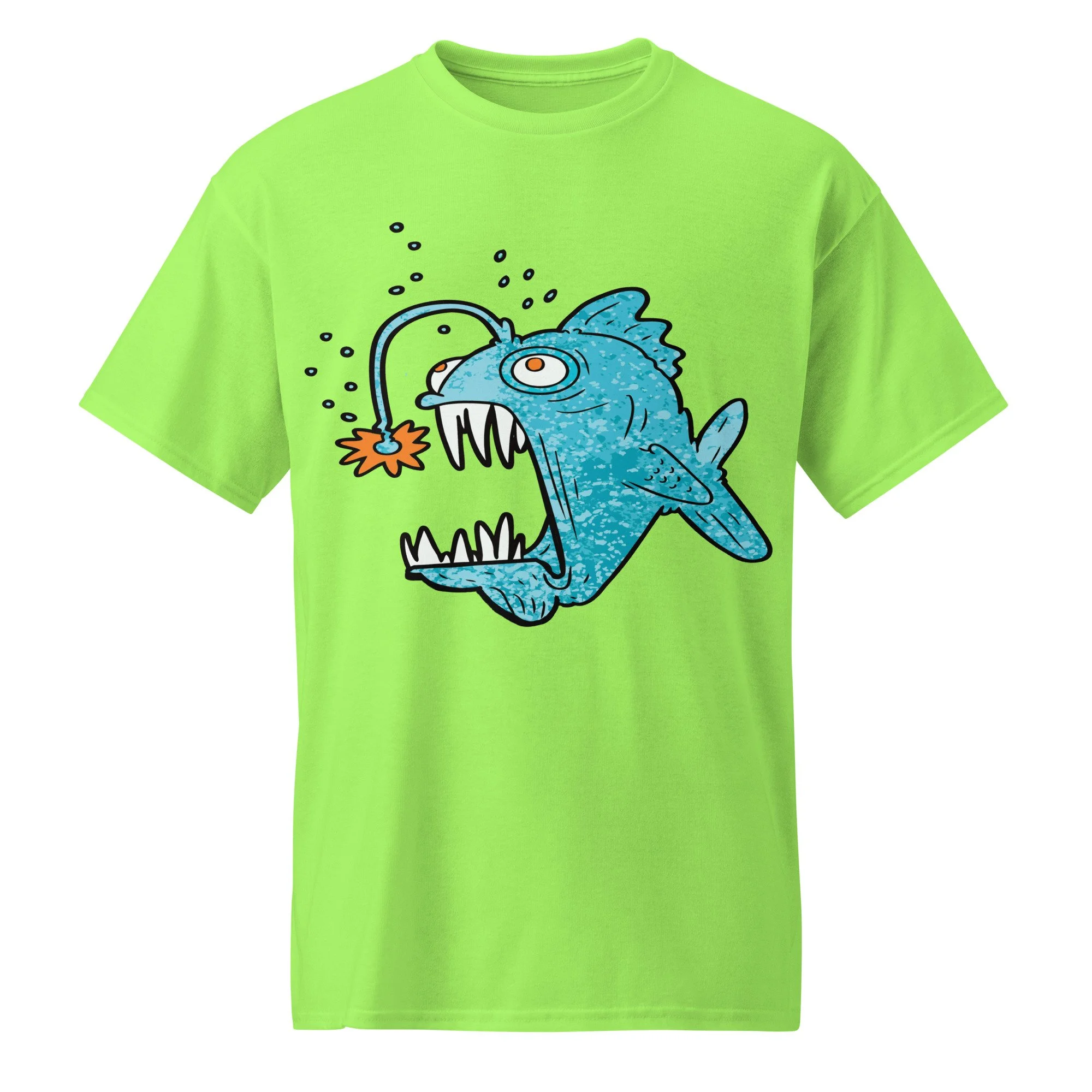 Funky Deep Sea Fish Unisex DryBlend® T-shirt