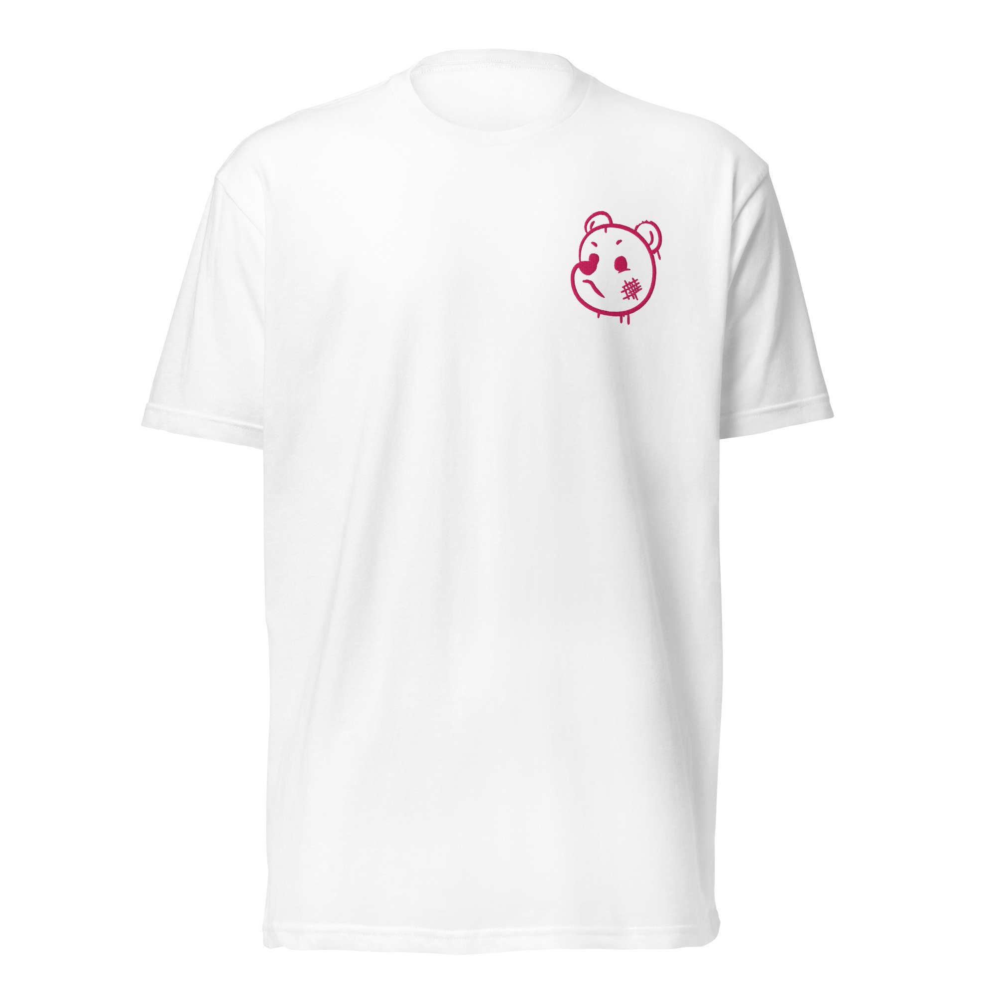 Embroidered Graffiti Bear Streetwear T-shirt