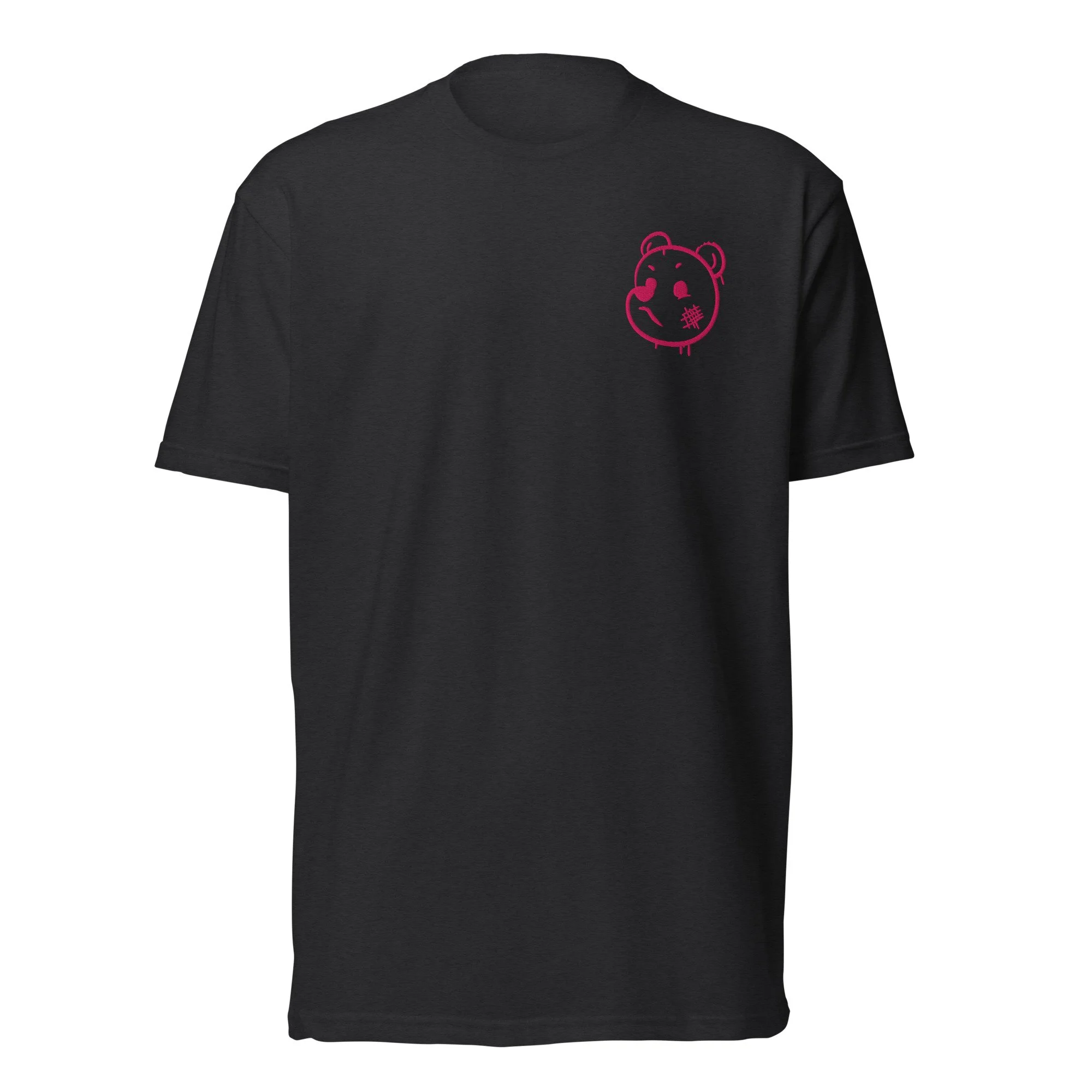 Embroidered Graffiti Bear Streetwear T-shirt