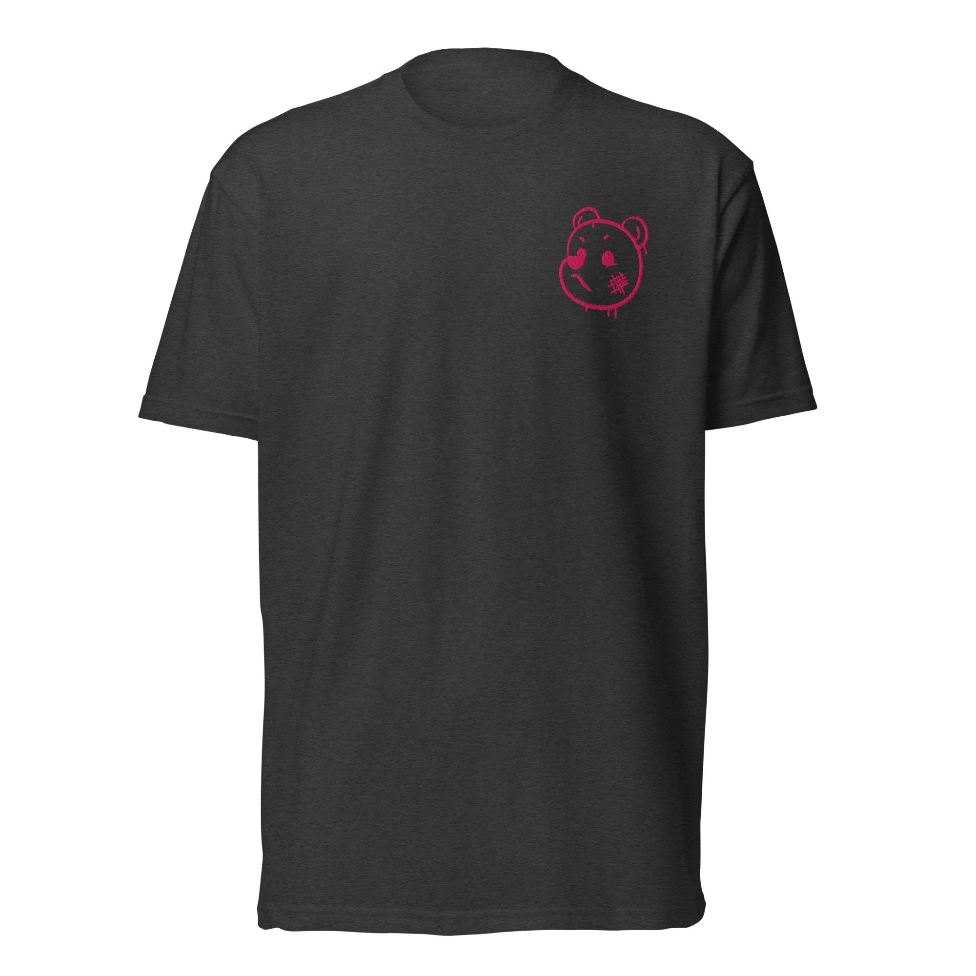 Embroidered Graffiti Bear Streetwear T-shirt
