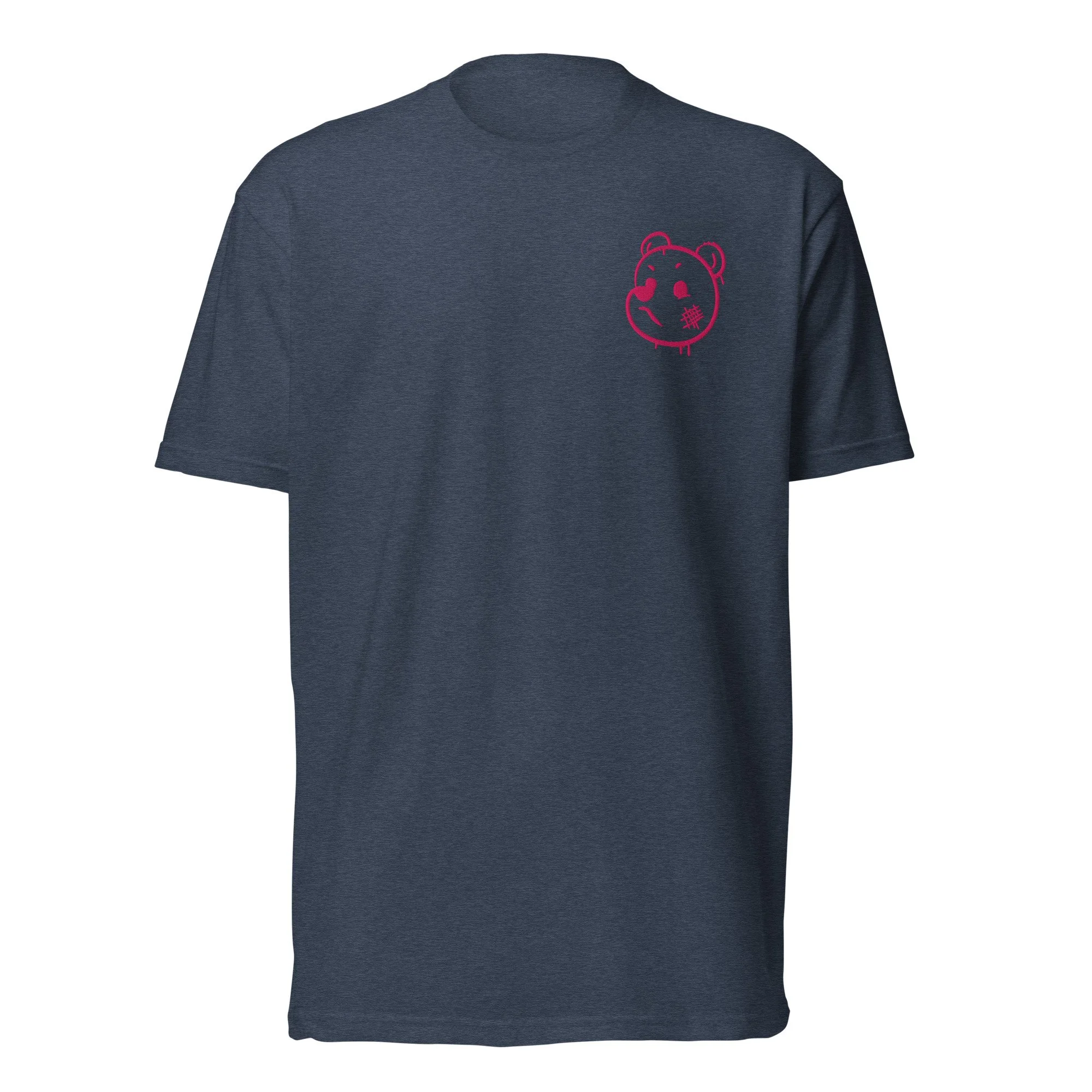 Embroidered Graffiti Bear Streetwear T-shirt