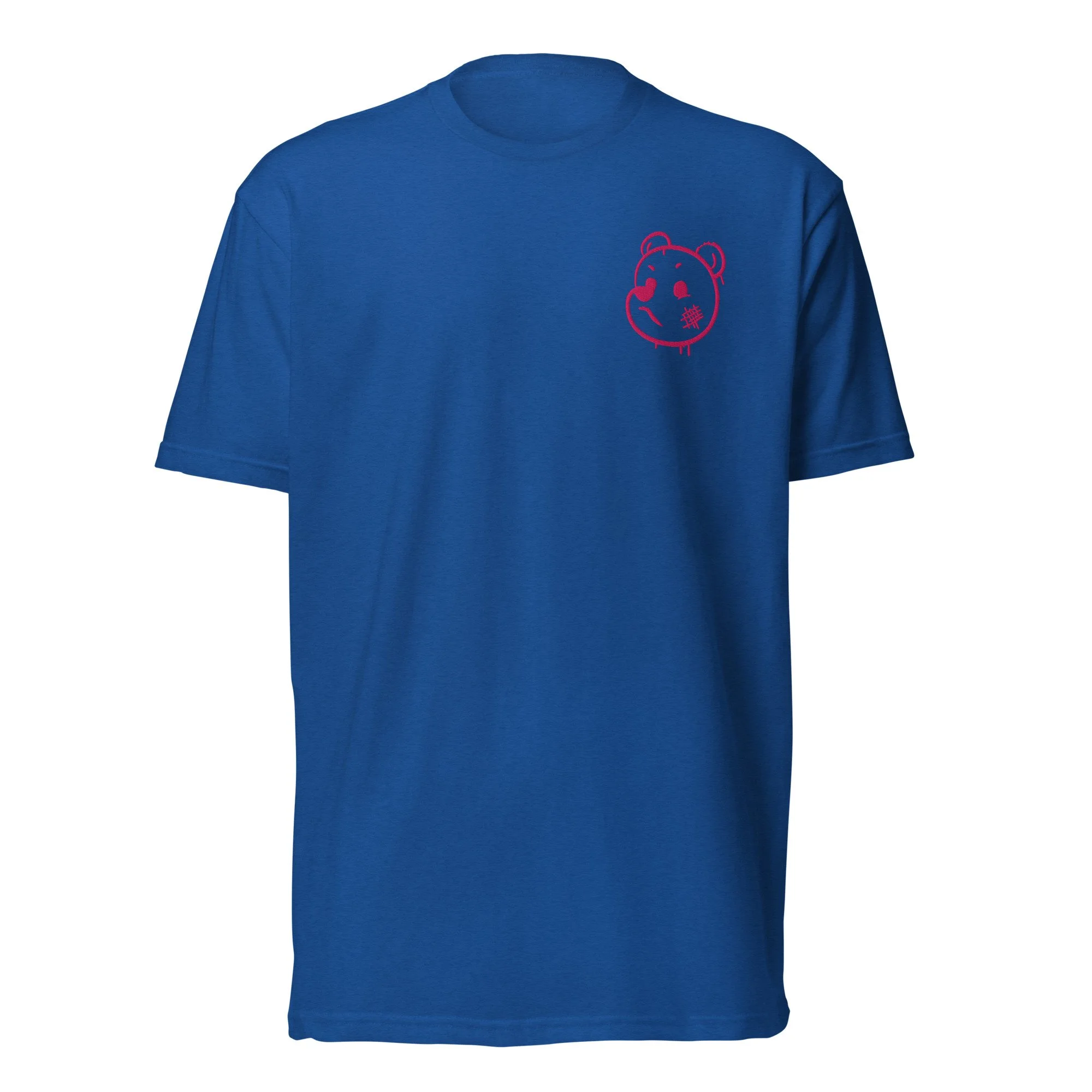 Embroidered Graffiti Bear Streetwear T-shirt