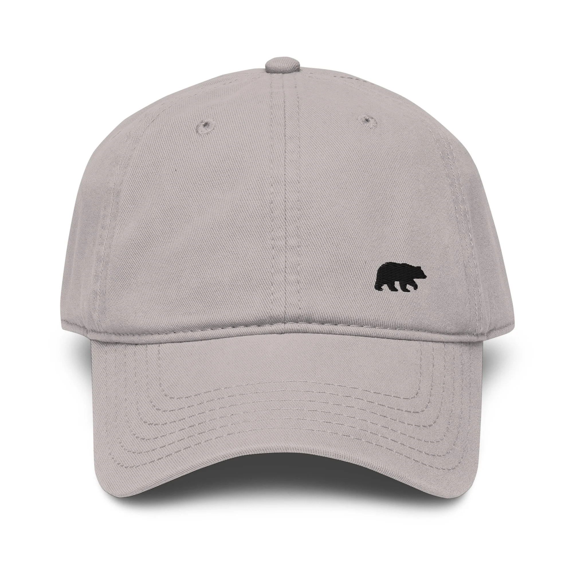 Little Black Bear Garment-Washed Cap