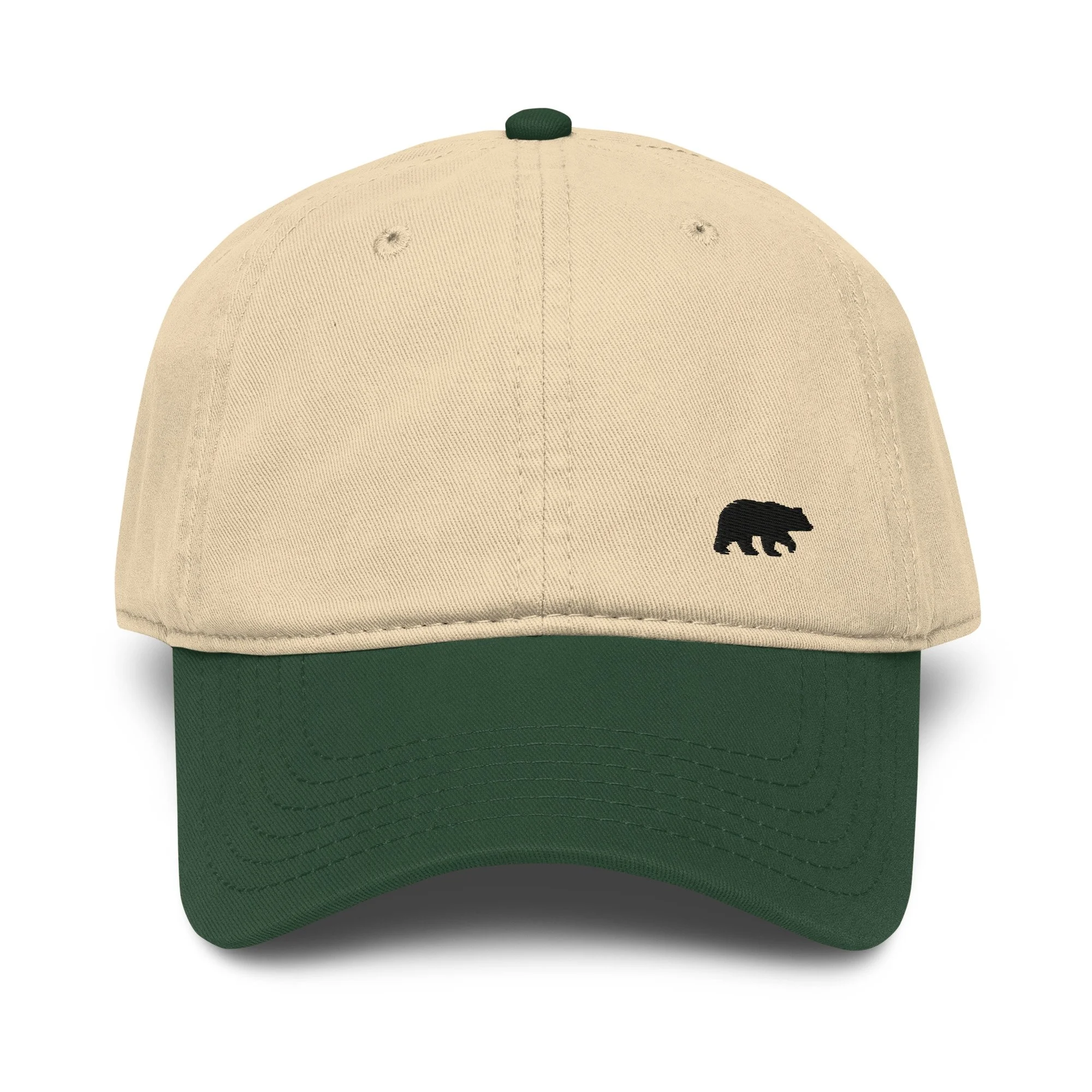 Little Black Bear Garment-Washed Cap
