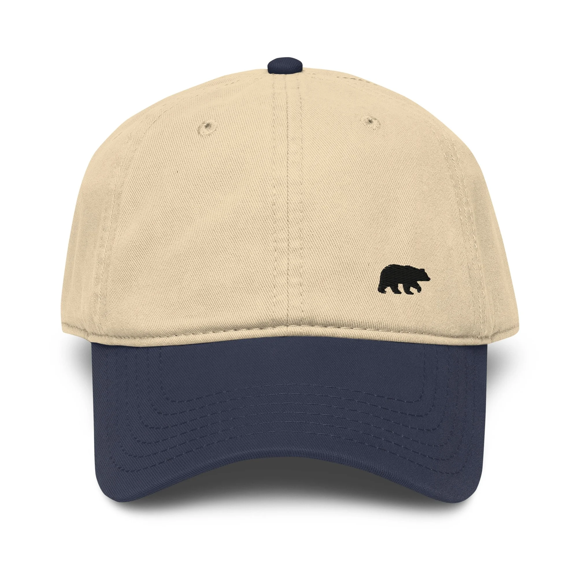 Little Black Bear Garment-Washed Cap