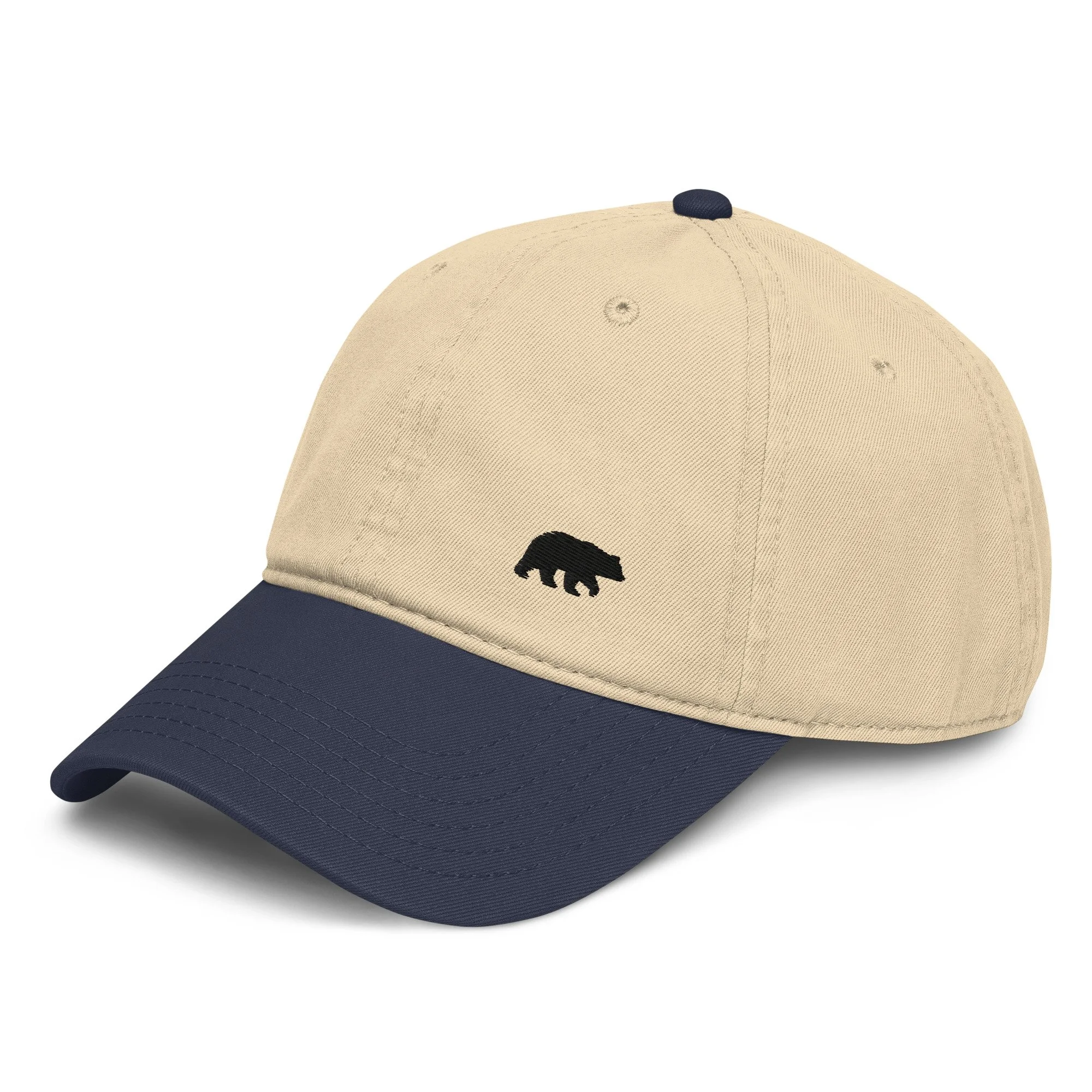 Little Black Bear Garment-Washed Cap