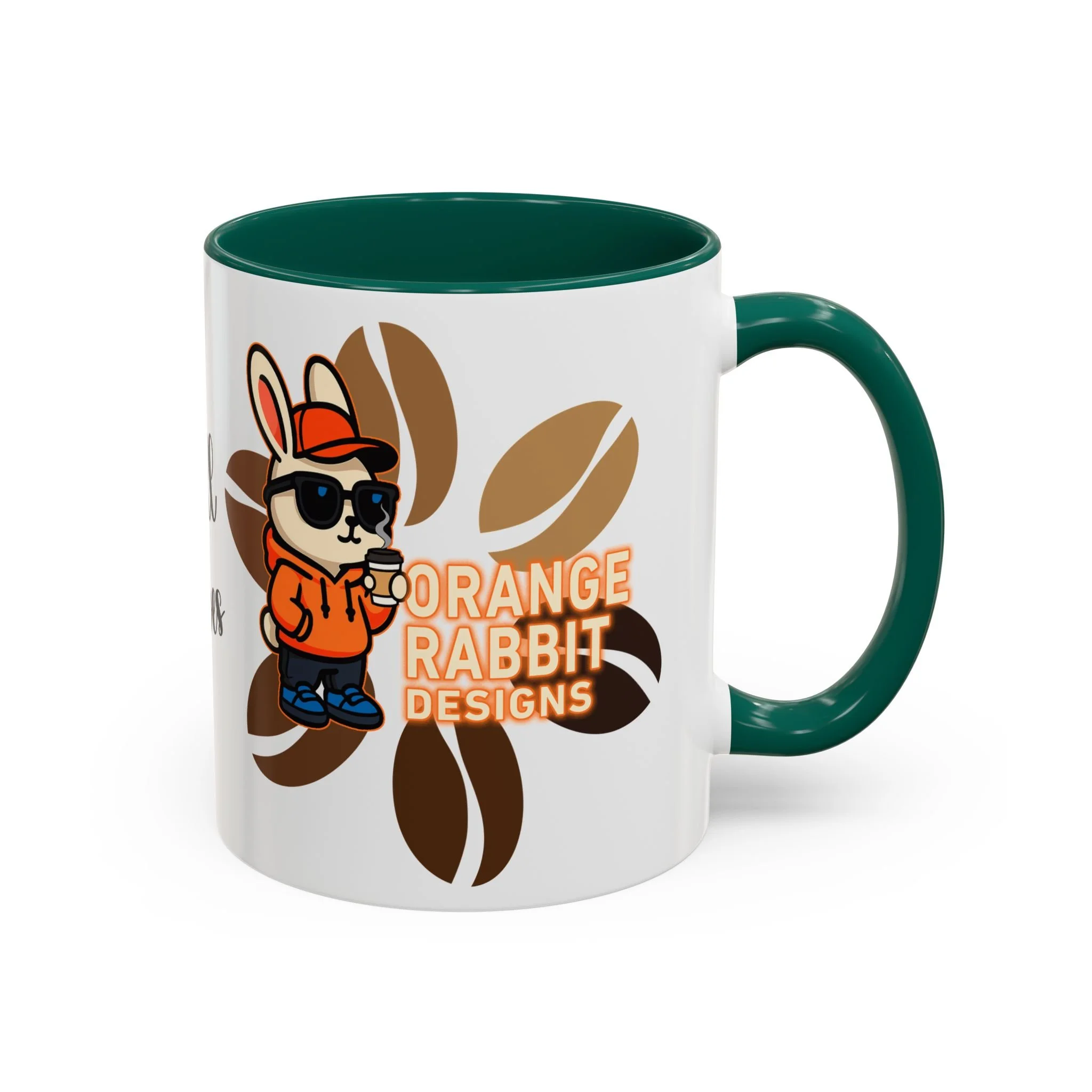 Orange Rabbit Chill Vibes Colorful Mug 11oz