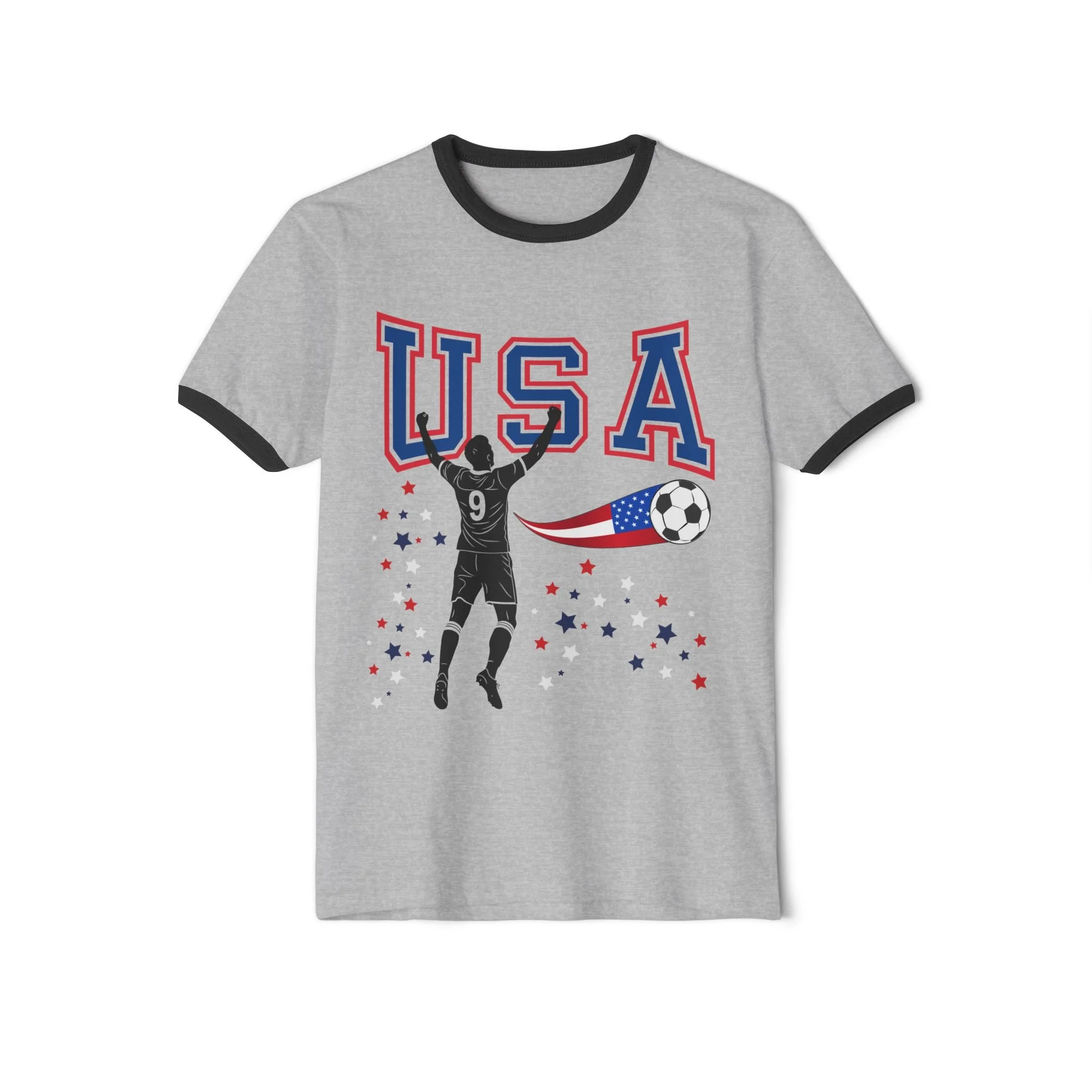 USA Soccer Ringer T-Shirt