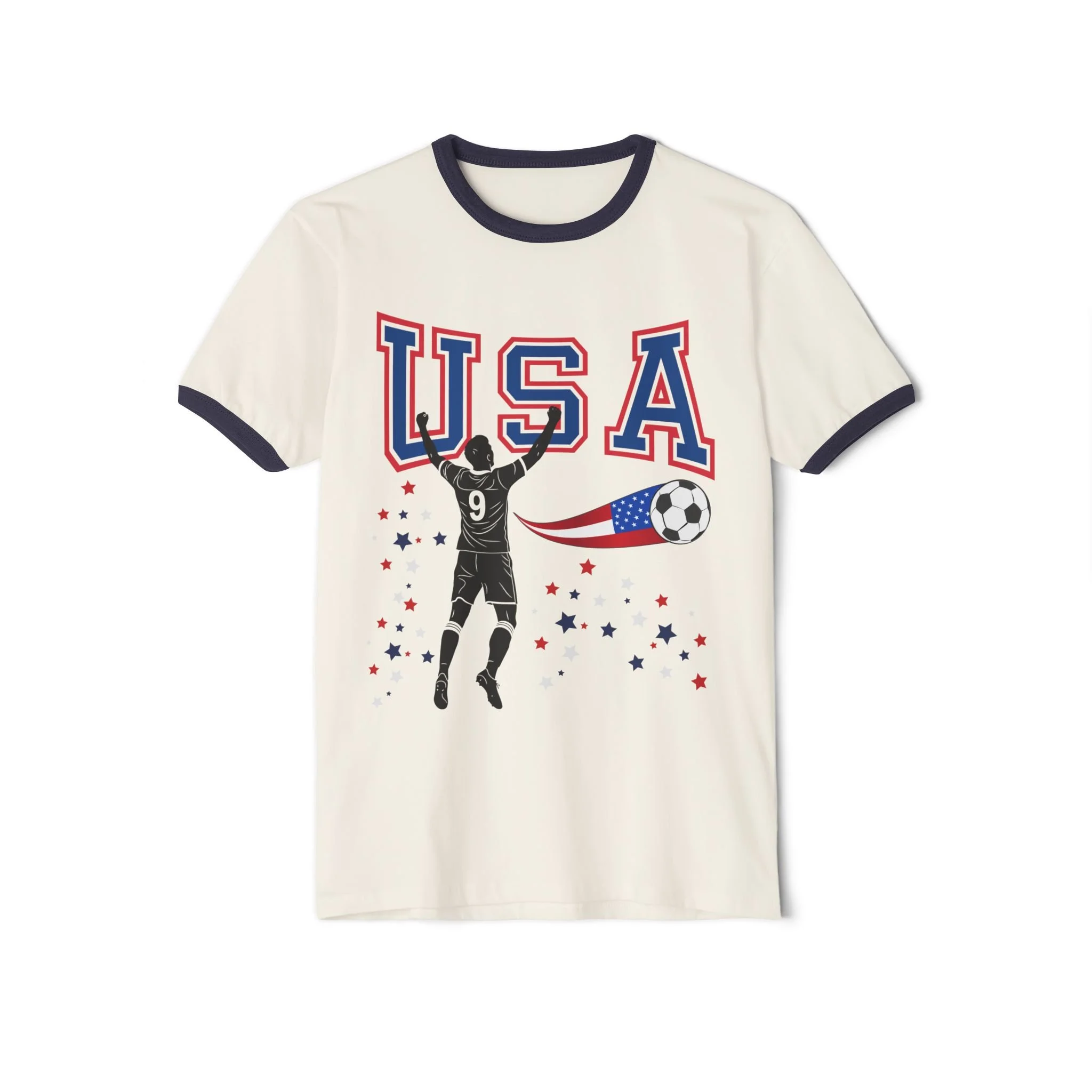 USA Soccer Ringer T-Shirt