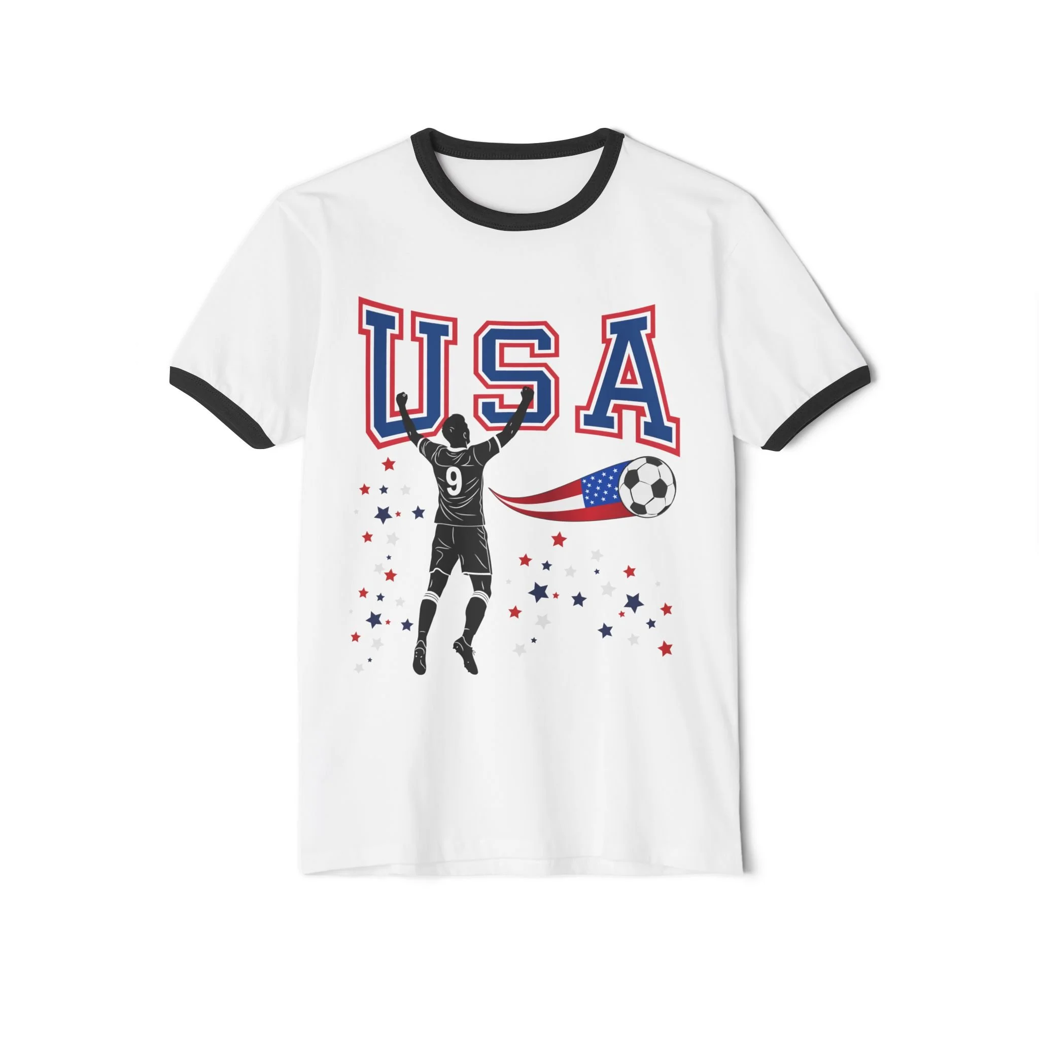 USA Soccer Ringer T-Shirt