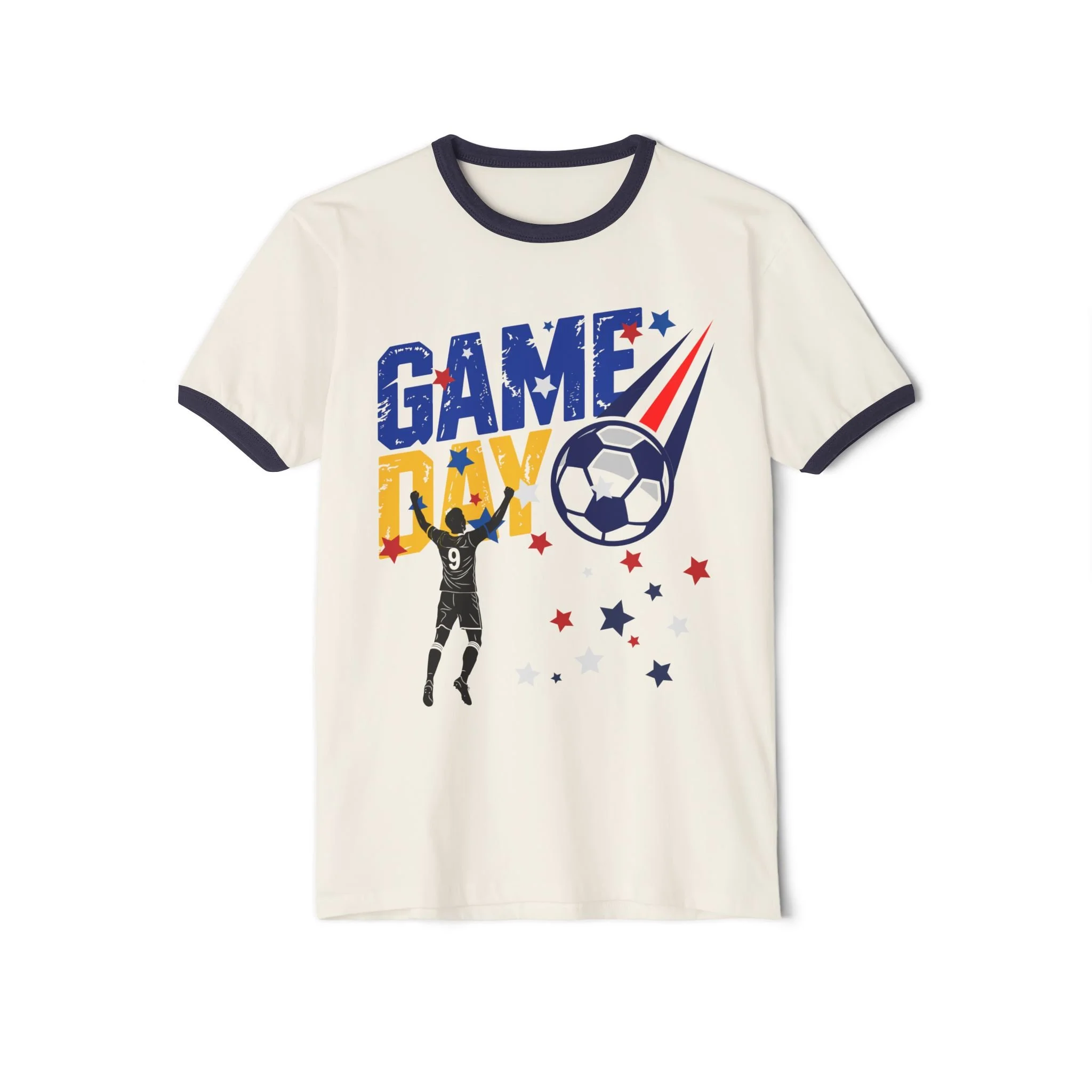 USA Soccer Game Day Ringer T-Shirt