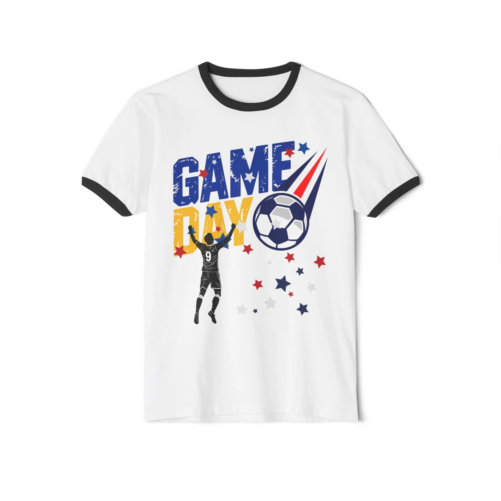 USA Soccer Game Day Ringer T-Shirt
