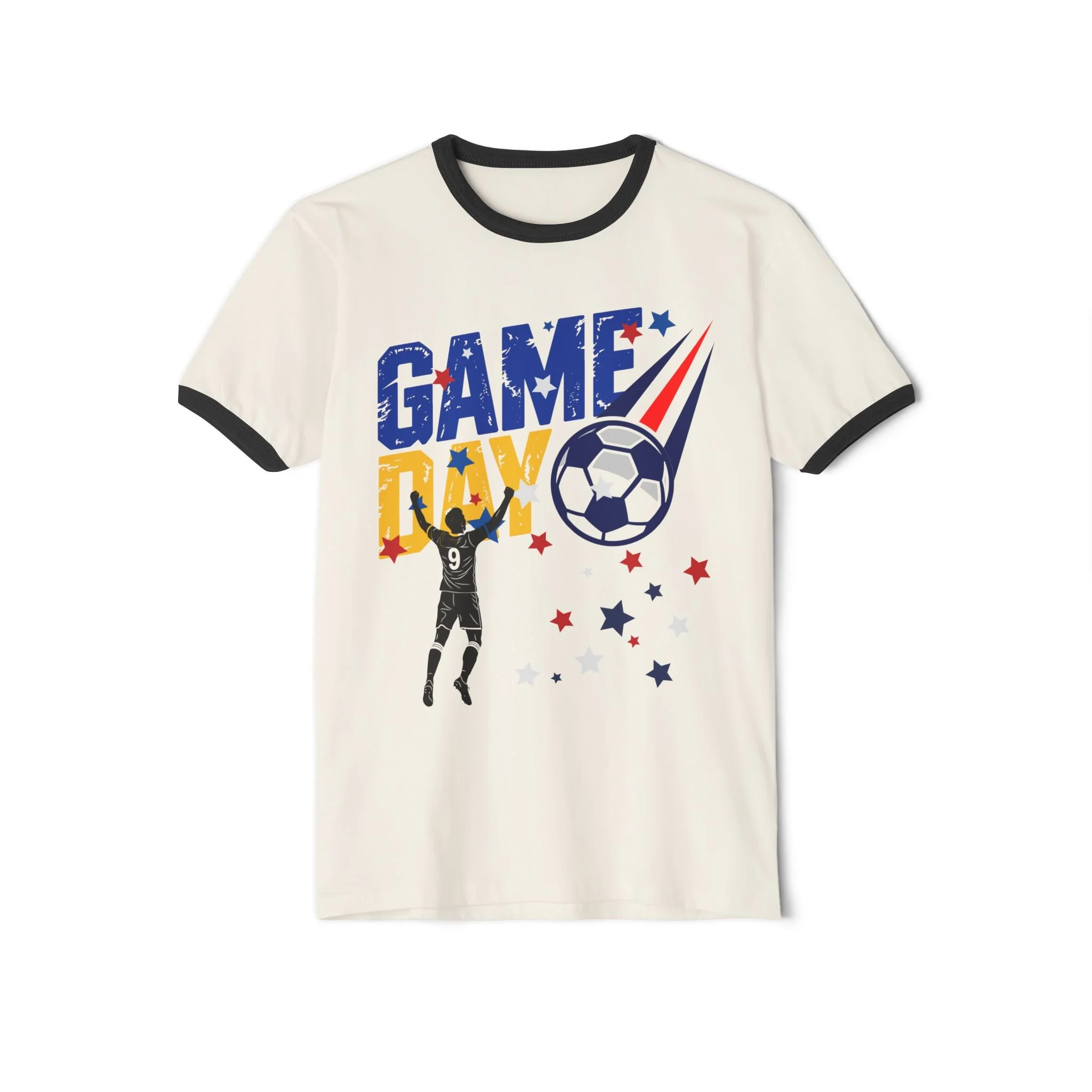 USA Soccer Game Day Ringer T-Shirt