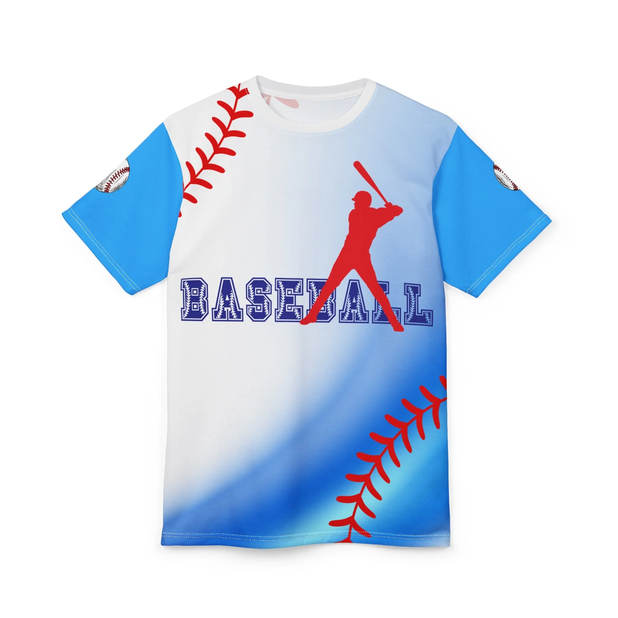Baseball Fade Swoosh Unisex Graphic Tee