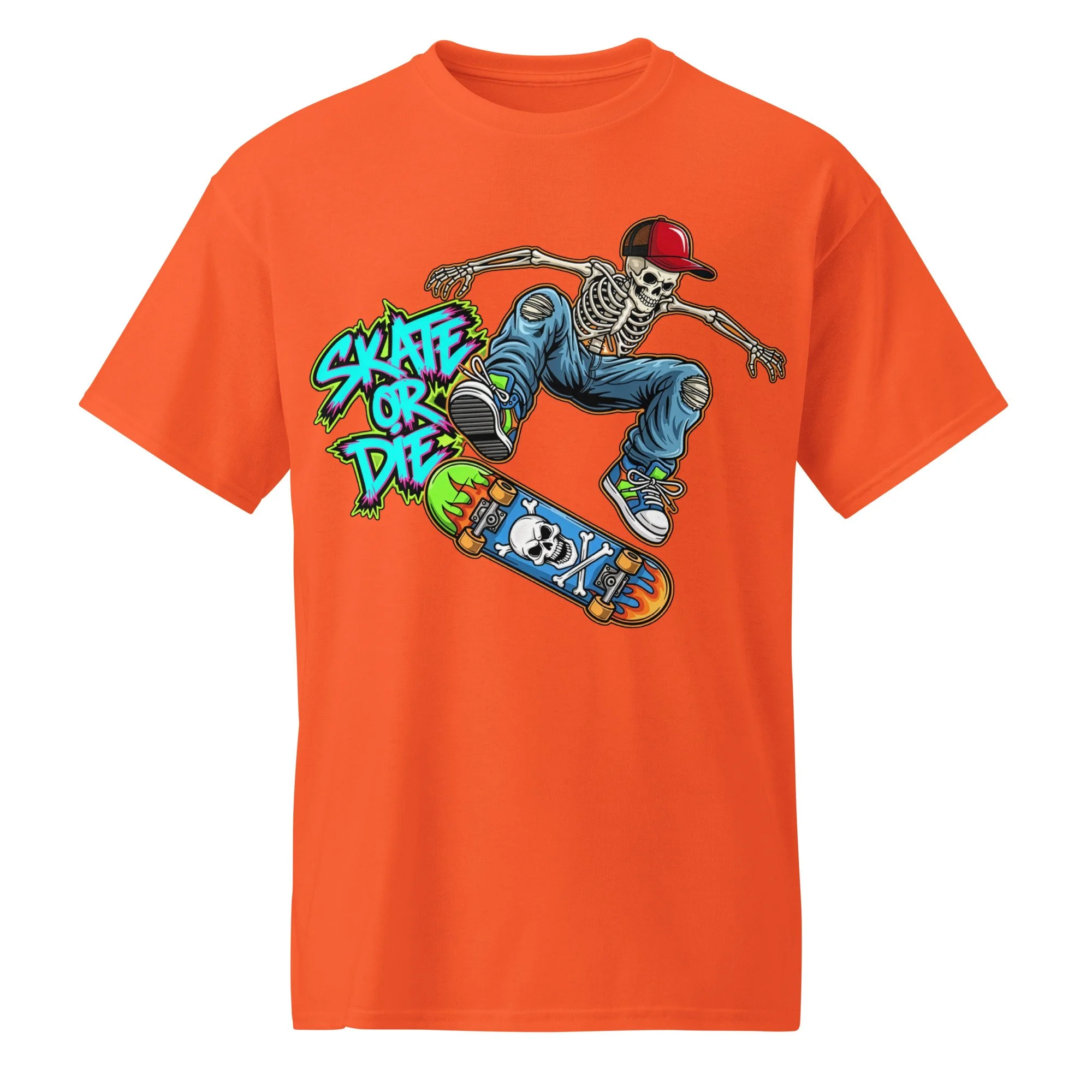 Skate or Die Skeleton Dude DryBlend® T-Shirt