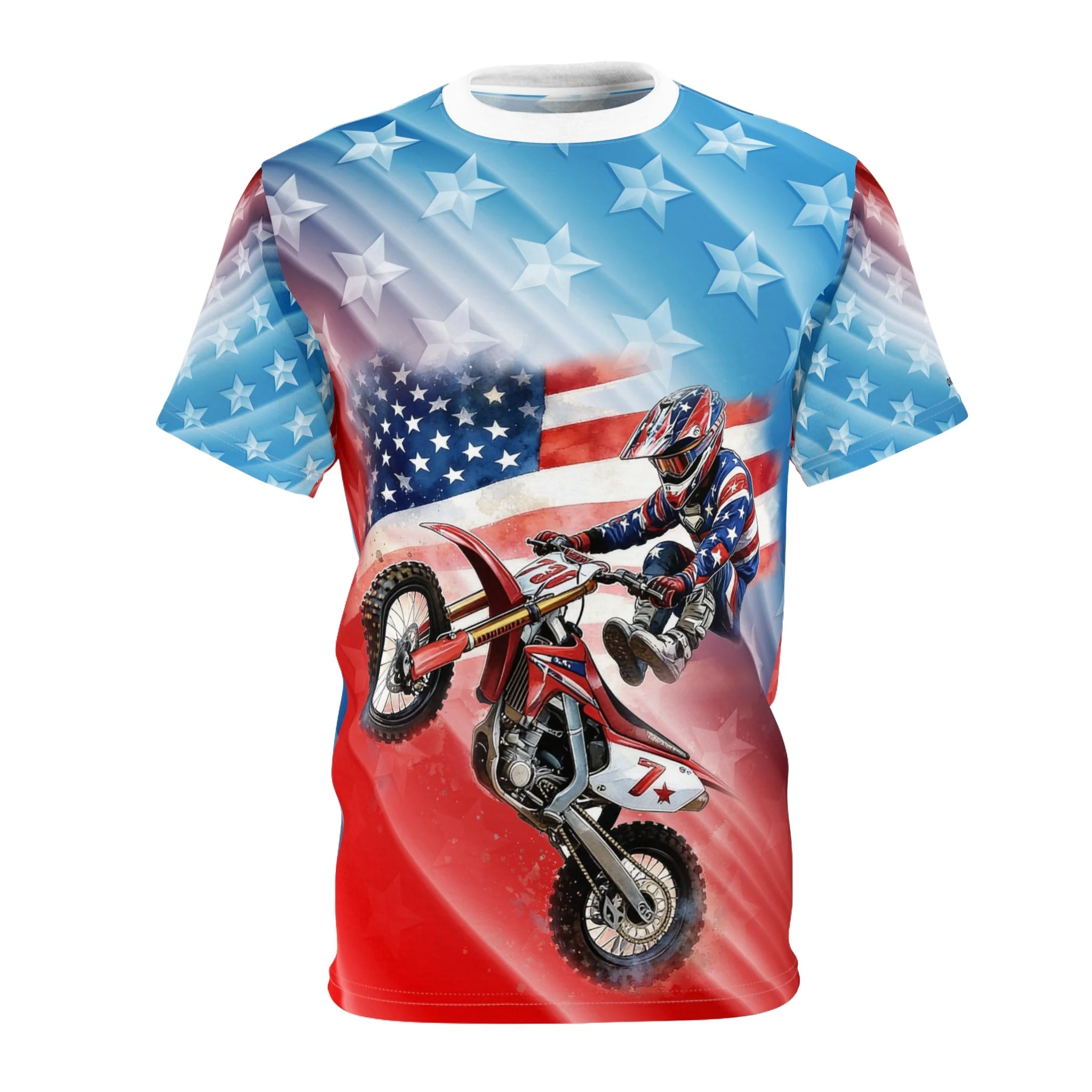 Patriotic Motocross Tee