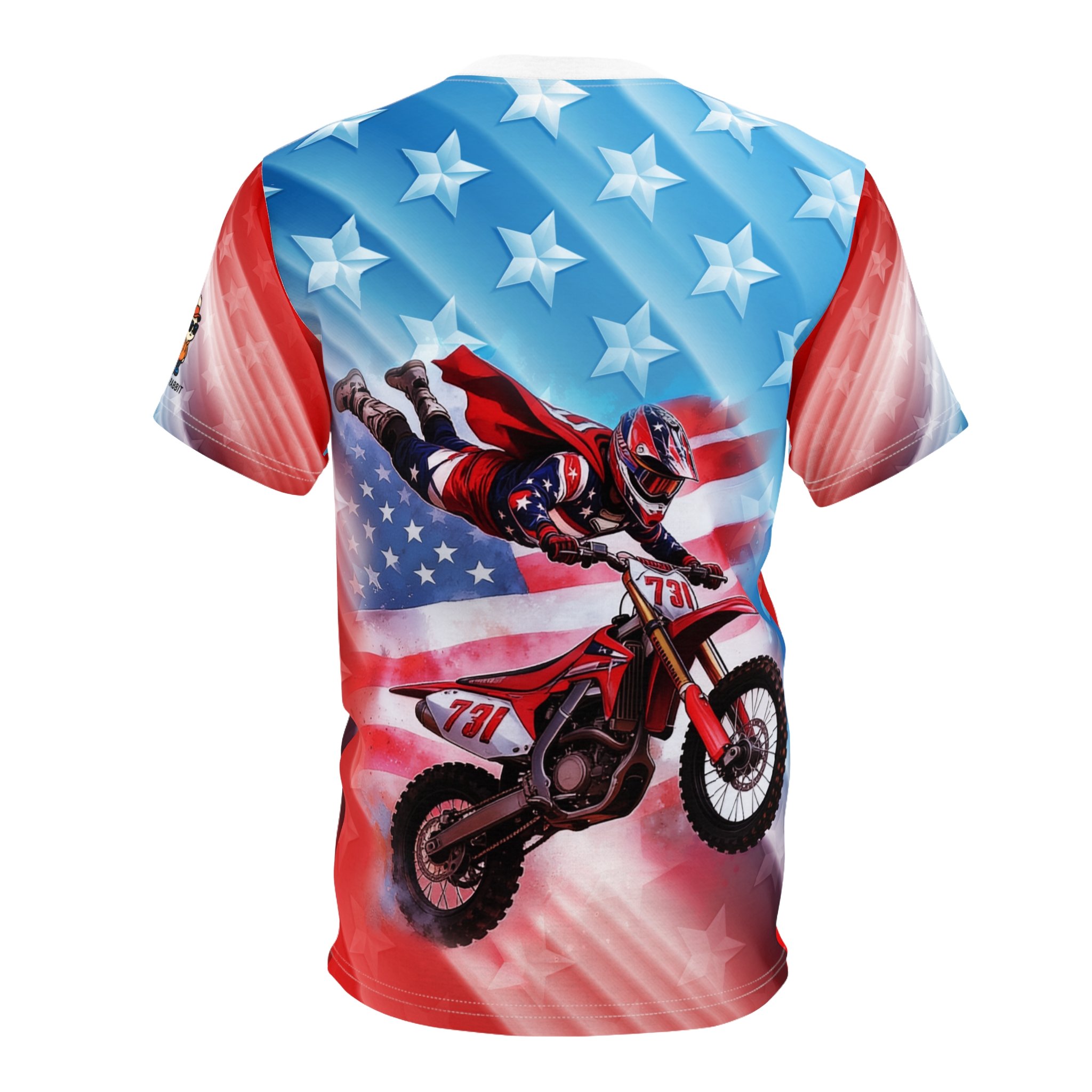Patriotic Motocross Tee
