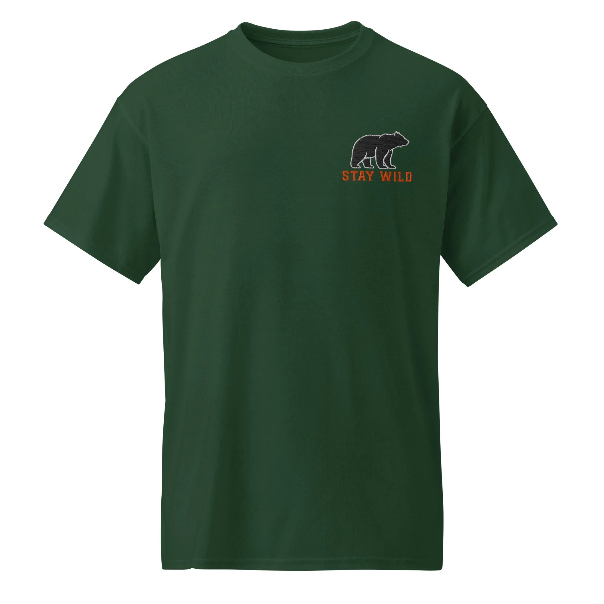 Embroidered Stay Wild Bear DryBlend® T-Shirt