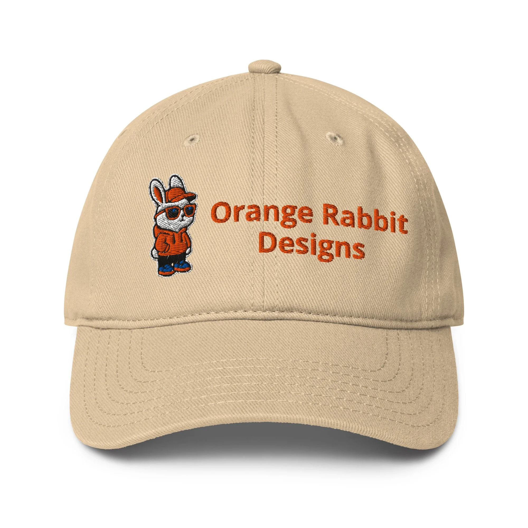 Orange Rabbit Designs Embroidered Low-profile Cap
