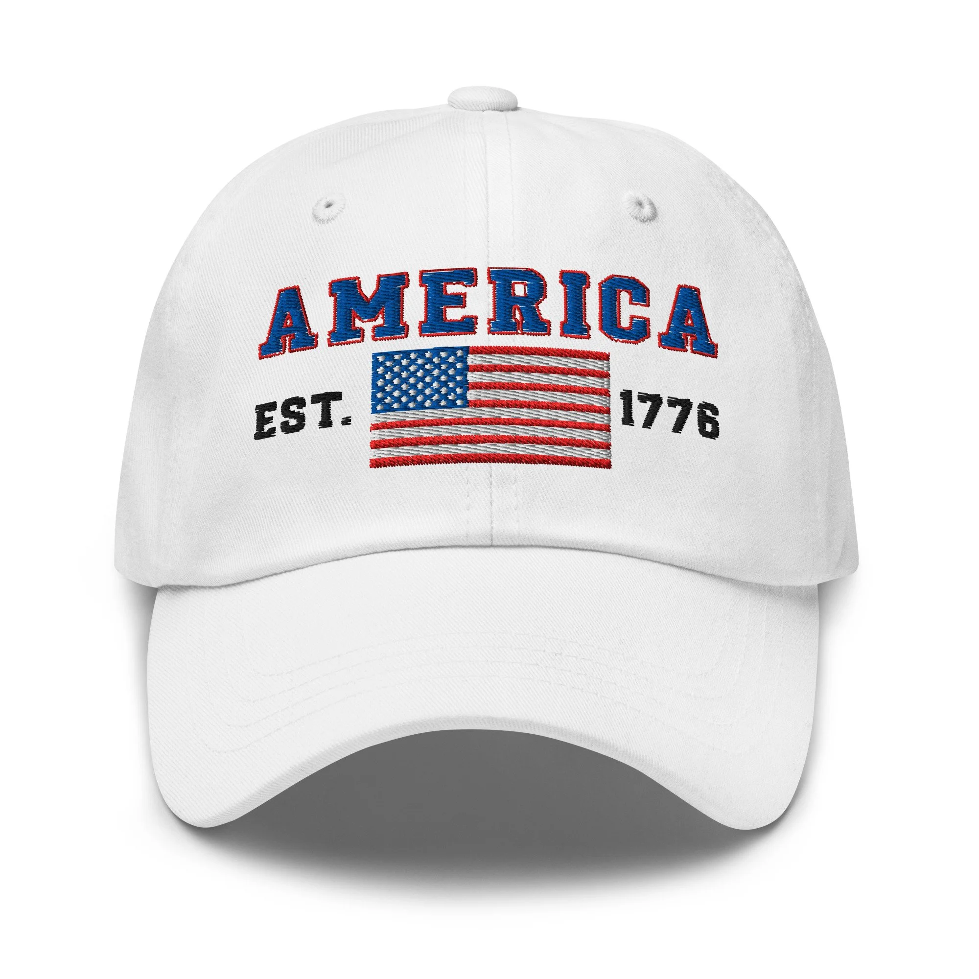 Embroidered AMERICA 1776 Classic Dad Hat