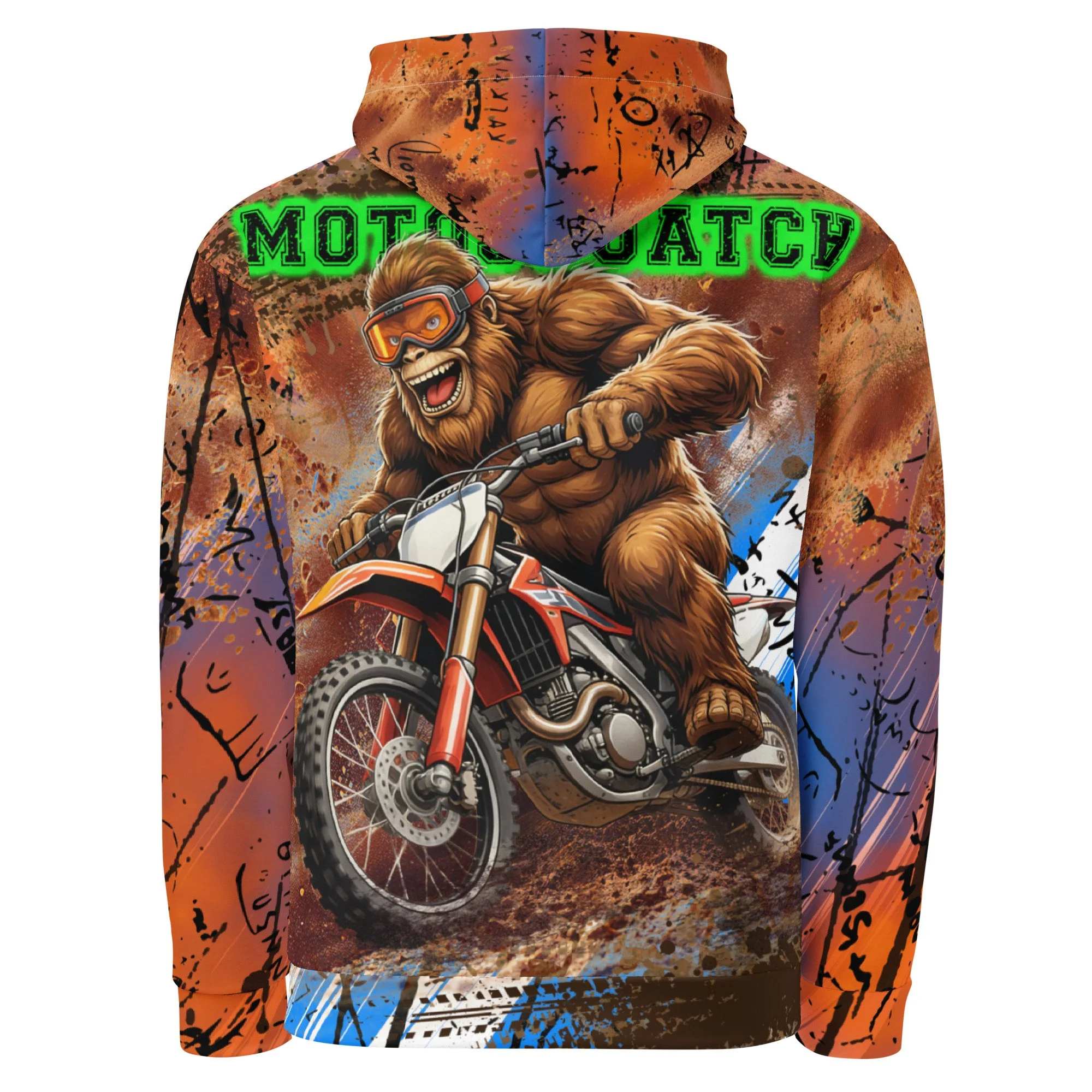 Motocross Sasquatch Unisex Cotton Hoodie