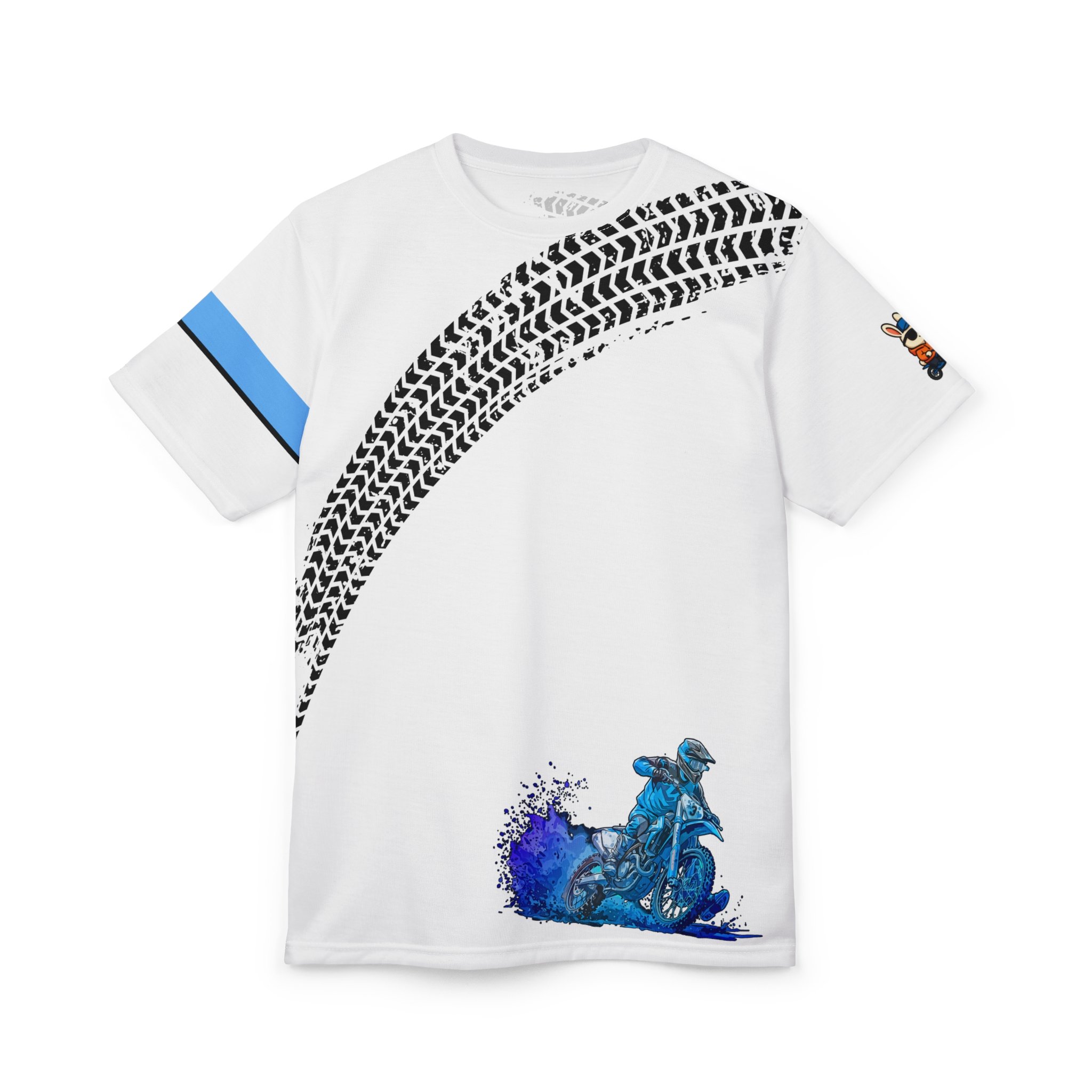 Motocross Rider Tire-Track Tee
