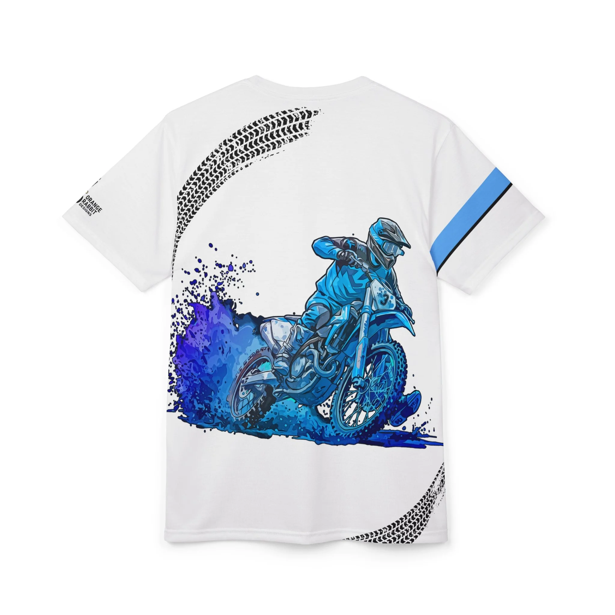 Motocross Rider Tire-Track Tee