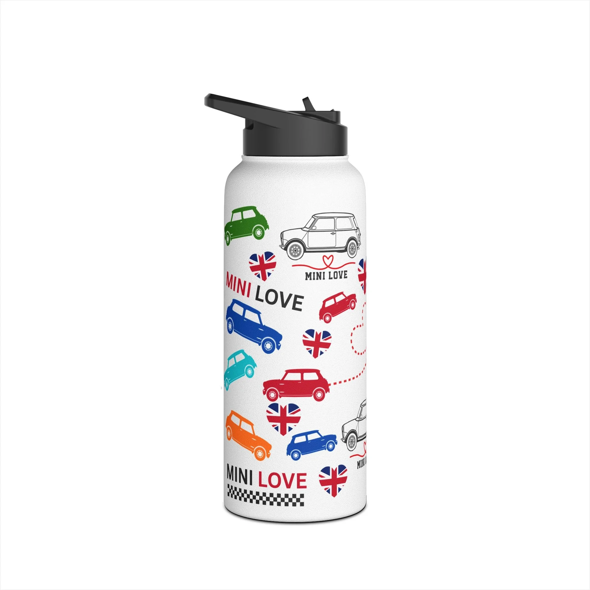 Mini Love Stainless Steel 32oz Stainless Water Bottle