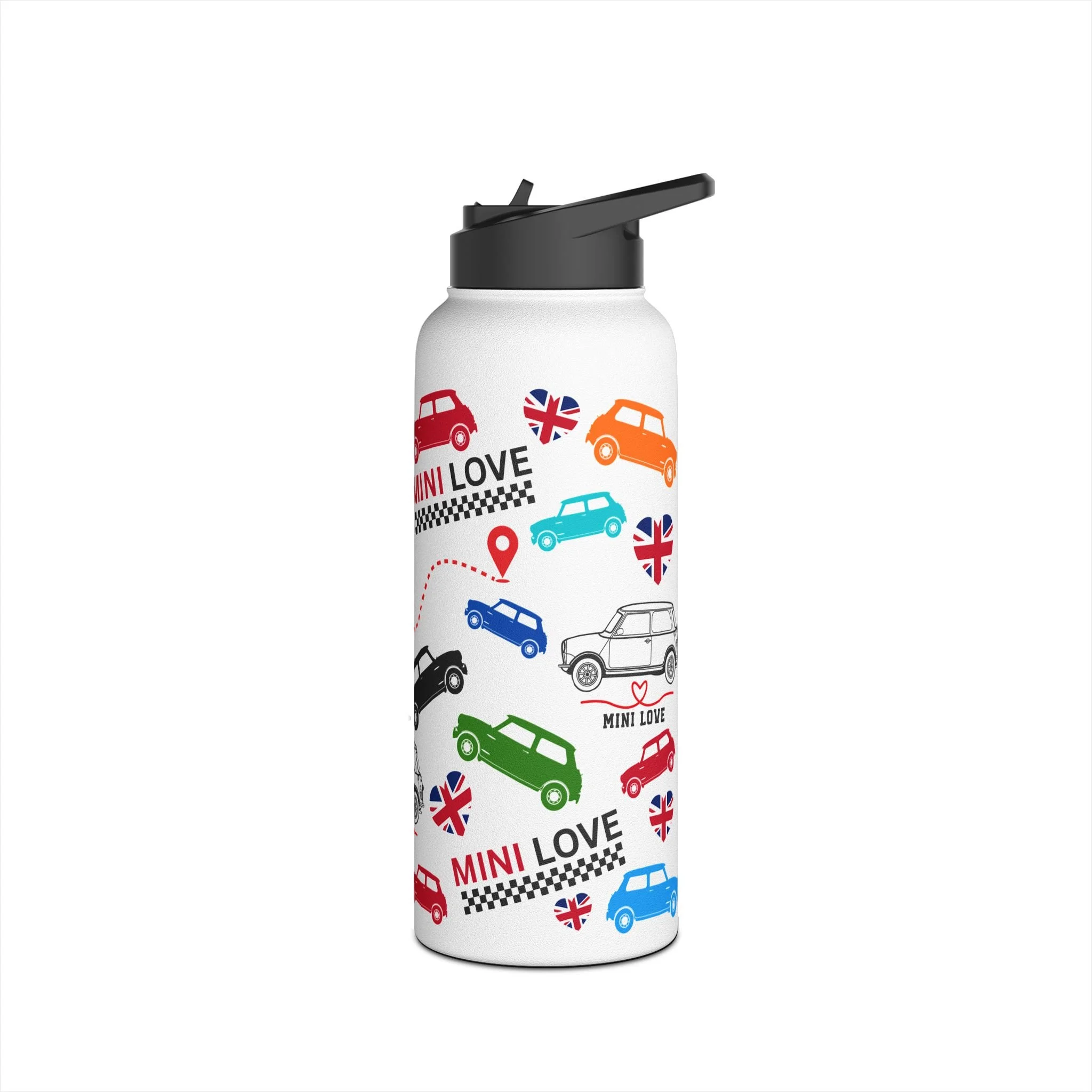 Mini Love Stainless Steel 32oz Stainless Water Bottle