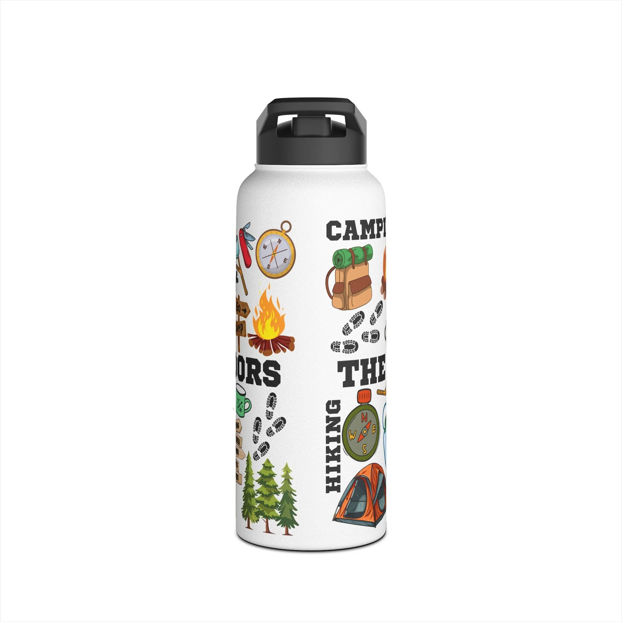 Outdoor Adventure Stainless Steel 32oz Water Bottle