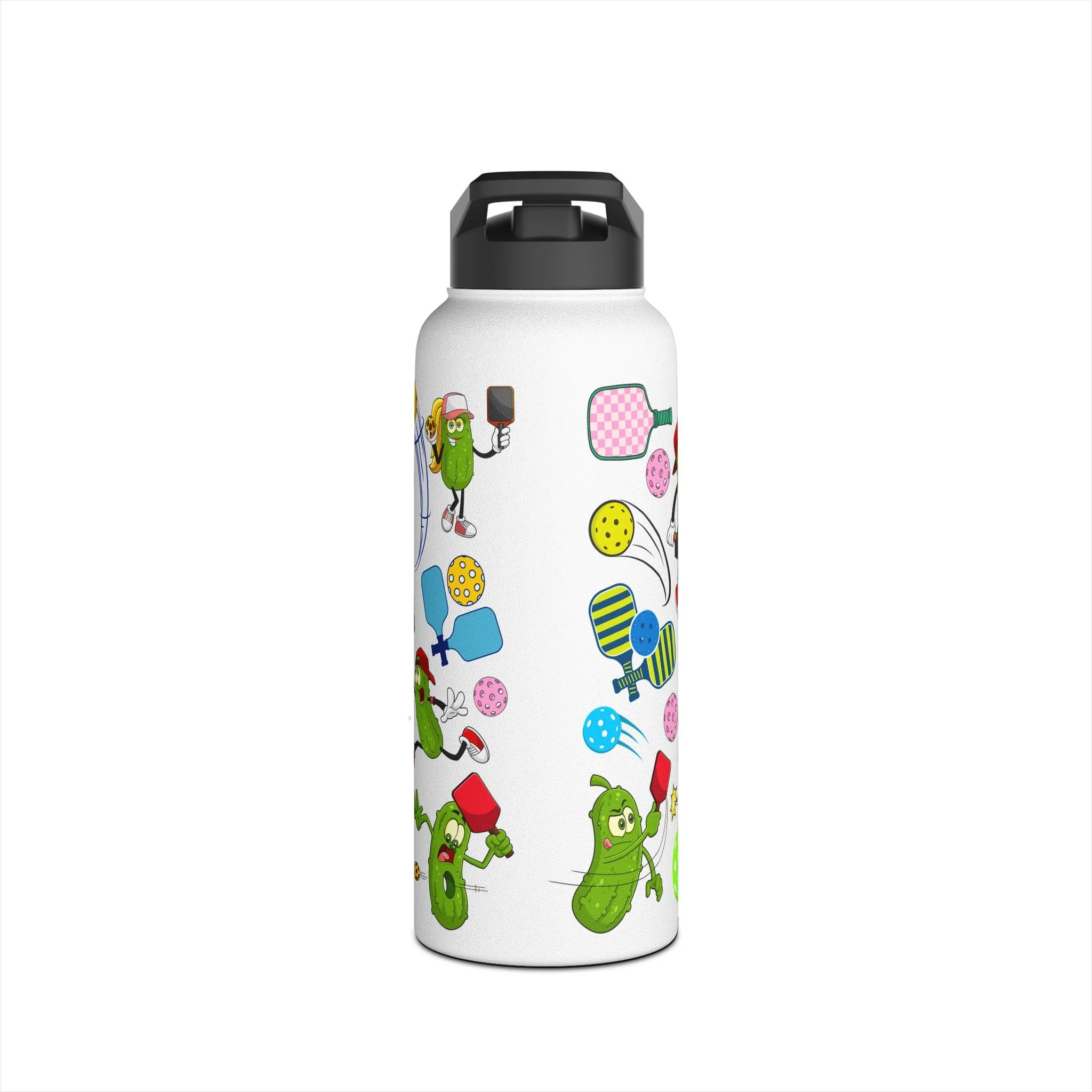 Pickleball Stainless Steel Water Bottle