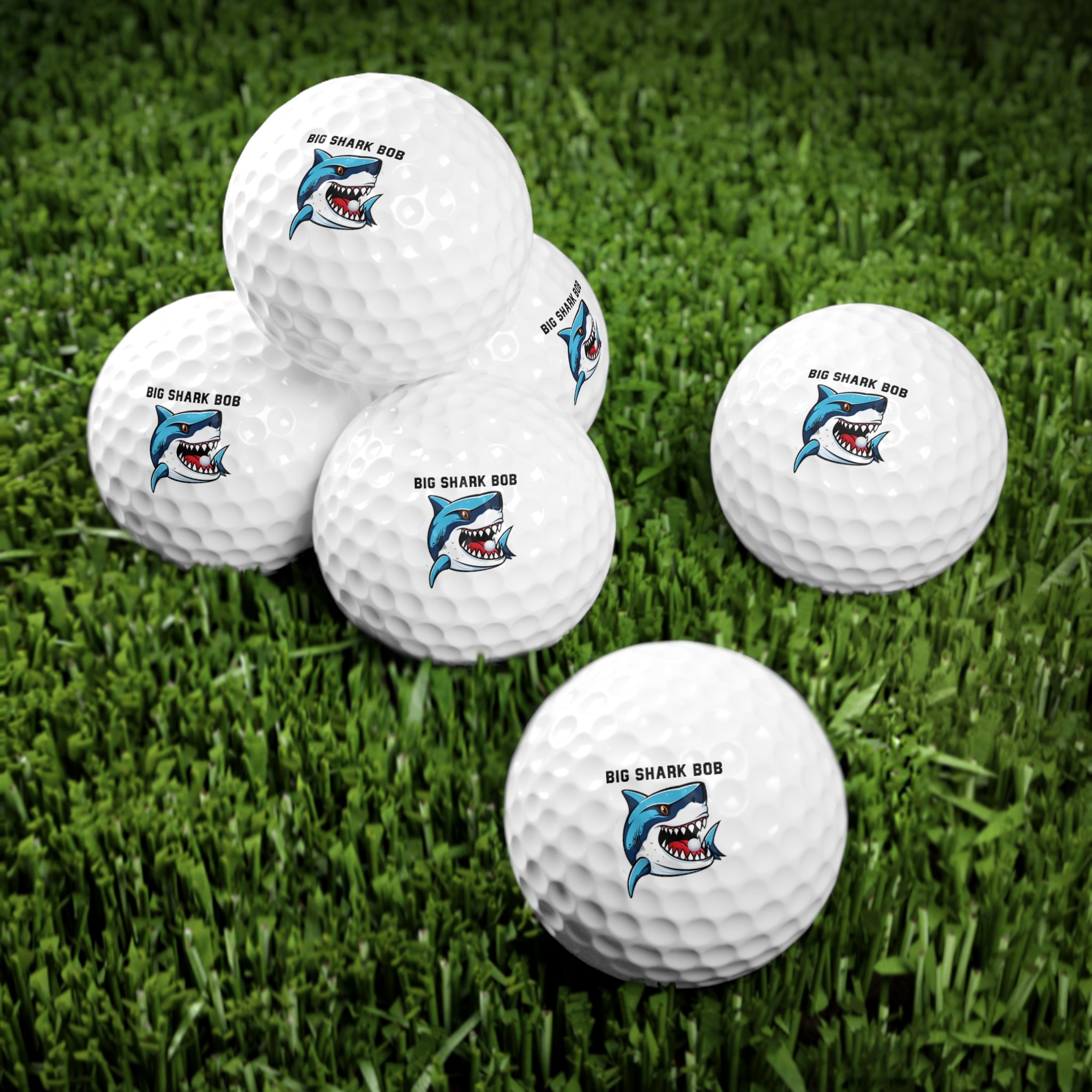 PERSONALIZED Name SHARK Golf Balls