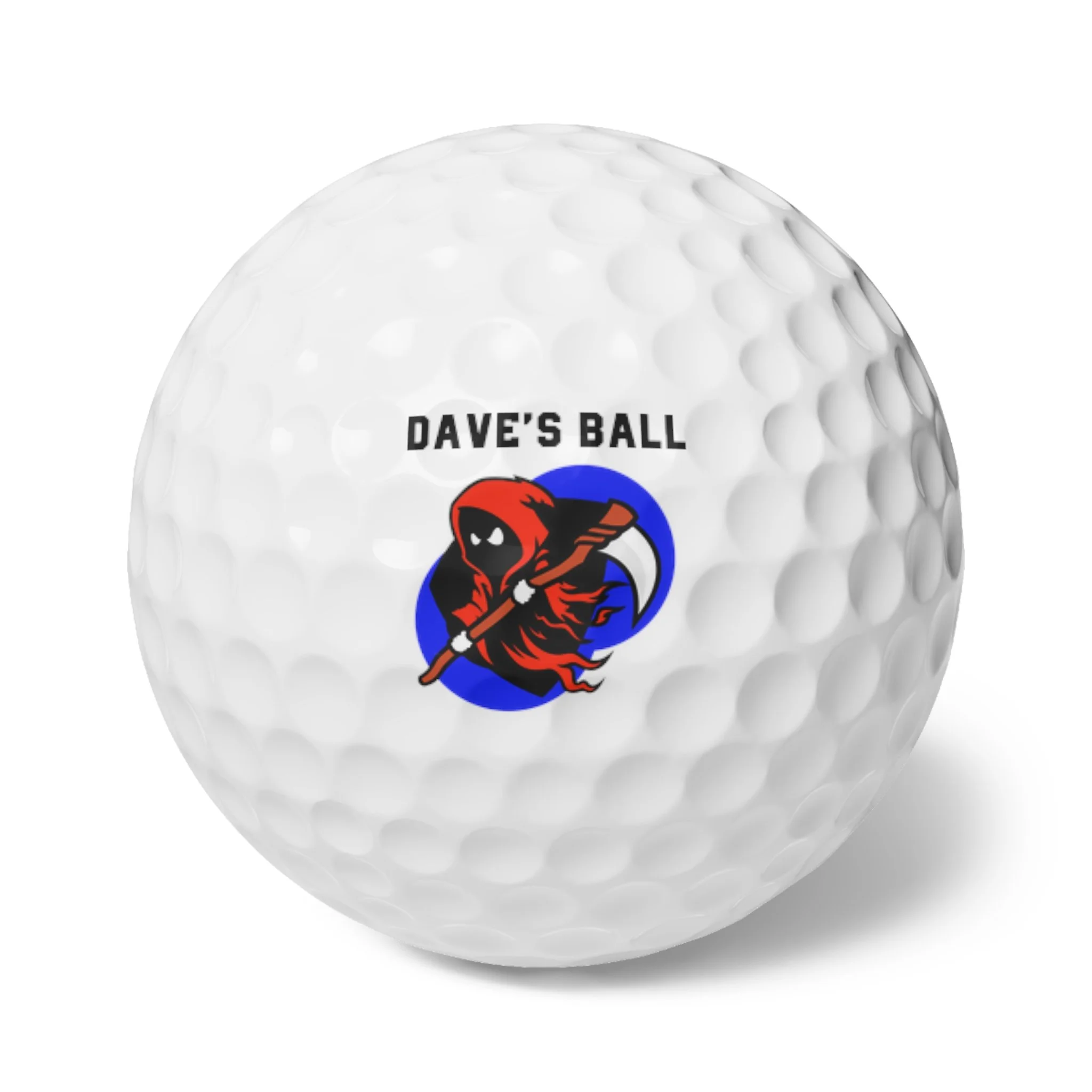 PERSONALIZED Name REAPER Ball Golf Balls