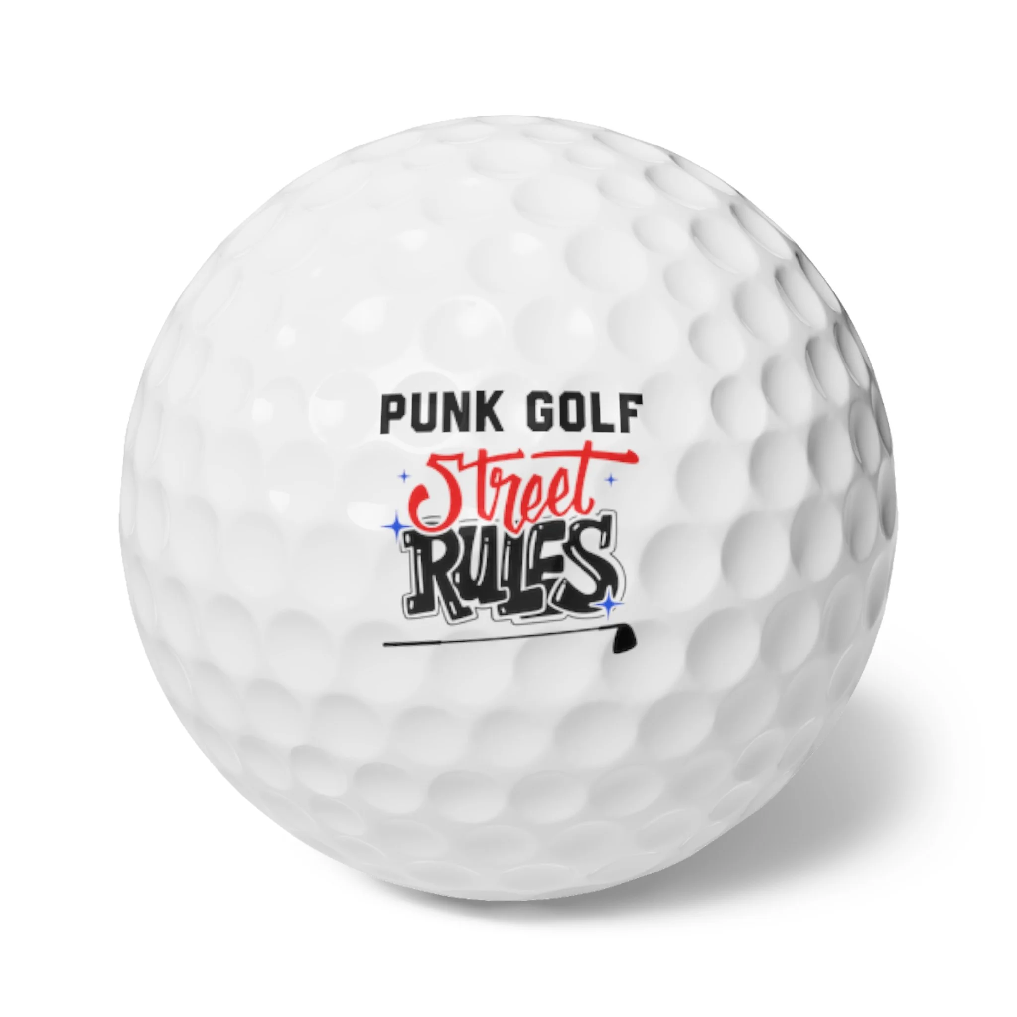 PERSONALIZED Street Rules Golf Balls