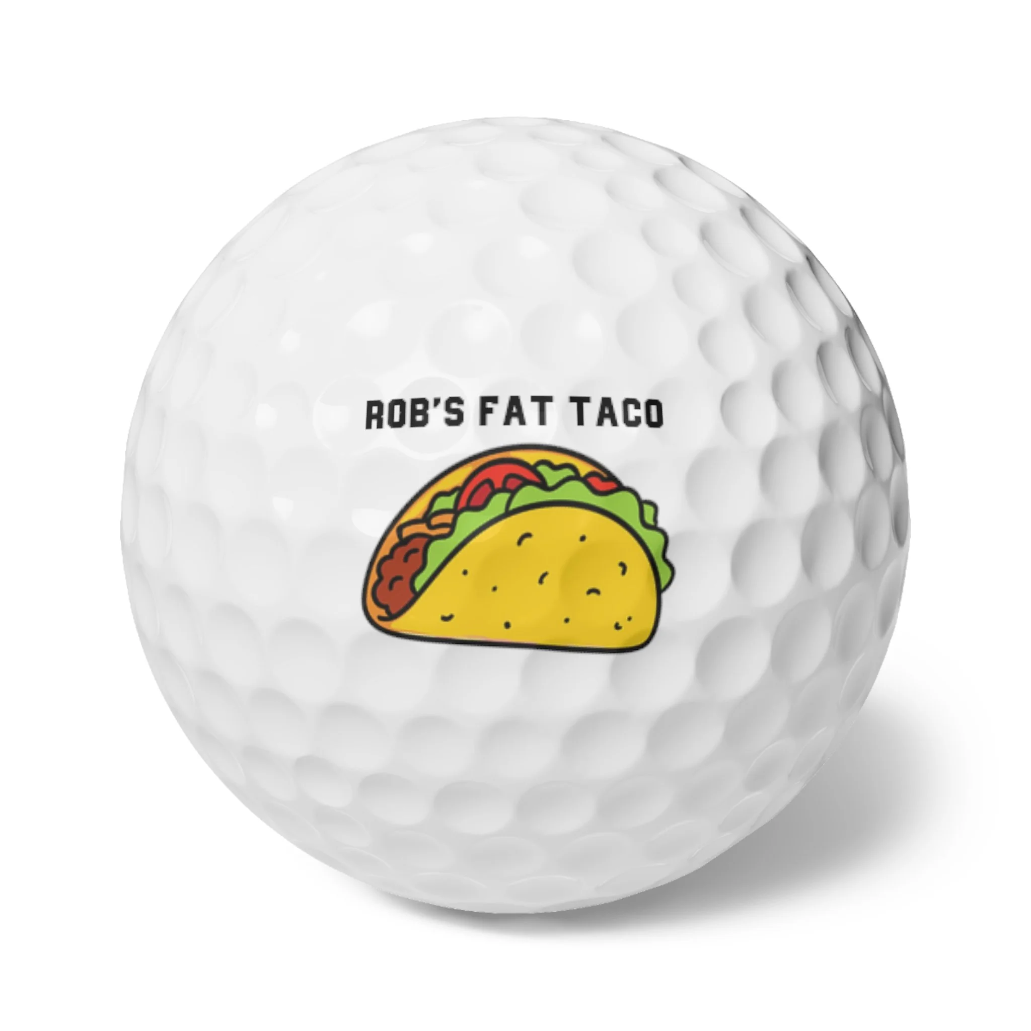 PERSONALIZED TACO Golf Balls