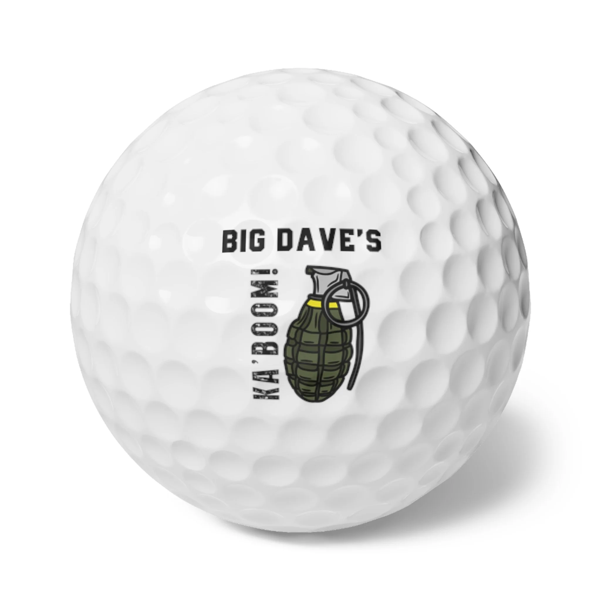 PERSONALIZED Grenade Ball Golf Balls