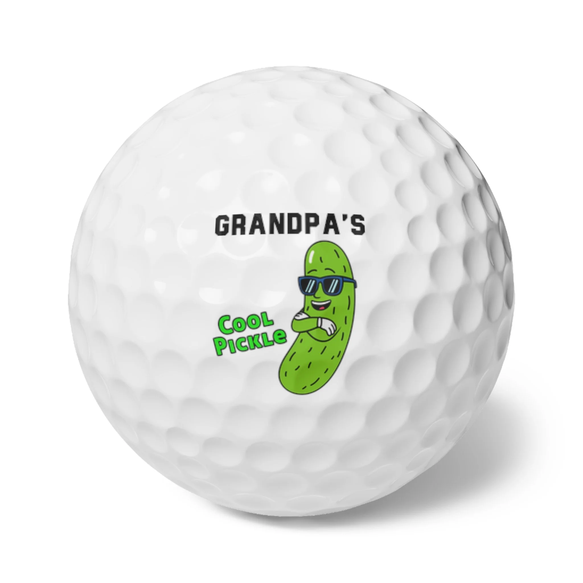 PERSONALIZED Cool Pickle Golf Balls